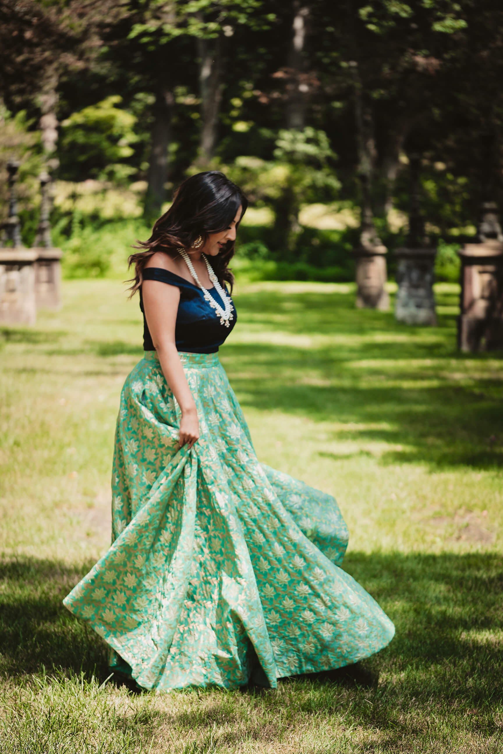 Neli - Naveli Clothing Brand - Indian Fashion Photography - Lifestyle Photography - Ringwood State Park, New Jersey