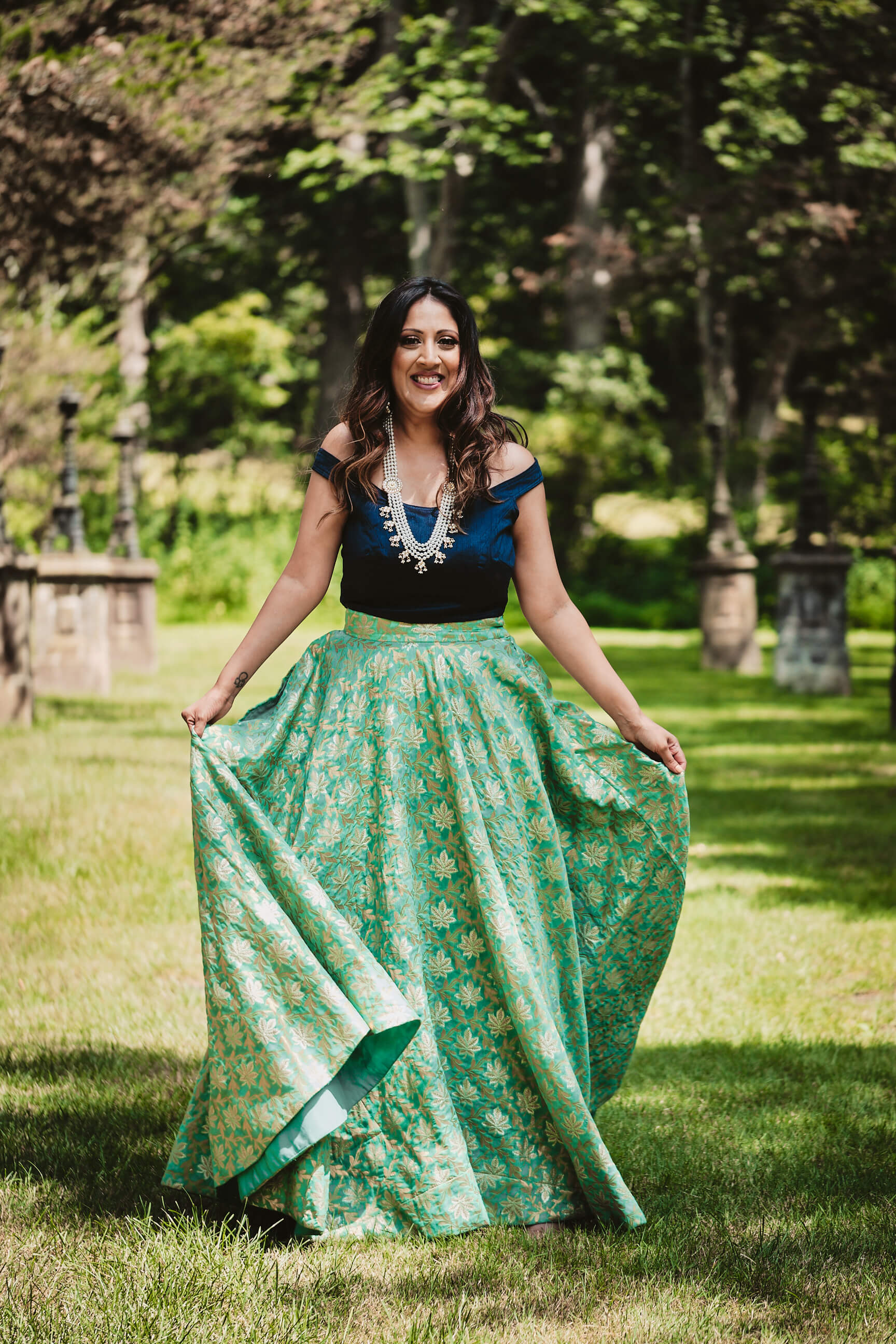 Neli - Naveli Clothing Brand - Indian Fashion Photography - Lifestyle Photography - Ringwood State Park, New Jersey