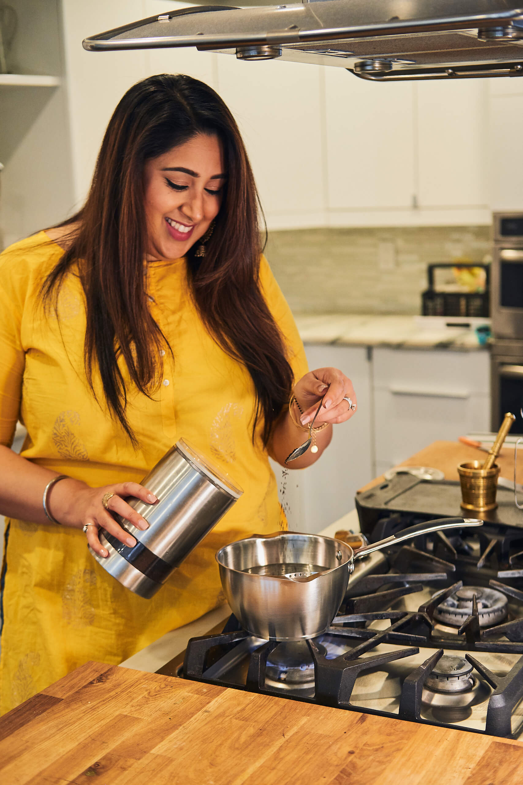 Nisha - Product Photography - Lifestyle Photography - Social Media Blogger Photography - Clothing and Cooking Books - Jersey City, New Jersey