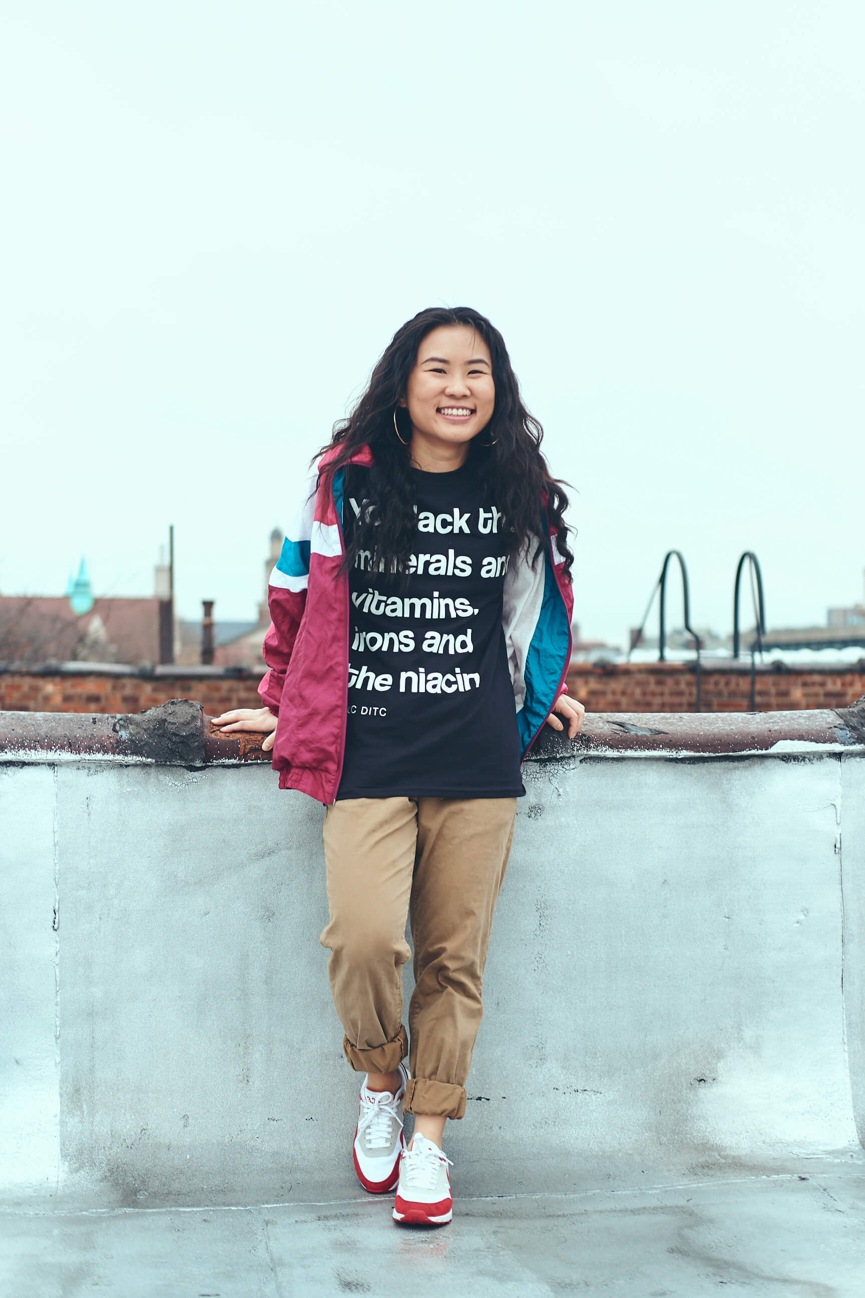 Jessie Wang - oc-ditc-lyric - t-shirt - Fashion Photography - Clothing Brand Photography - Ocean Avenue, Brooklyn, New York