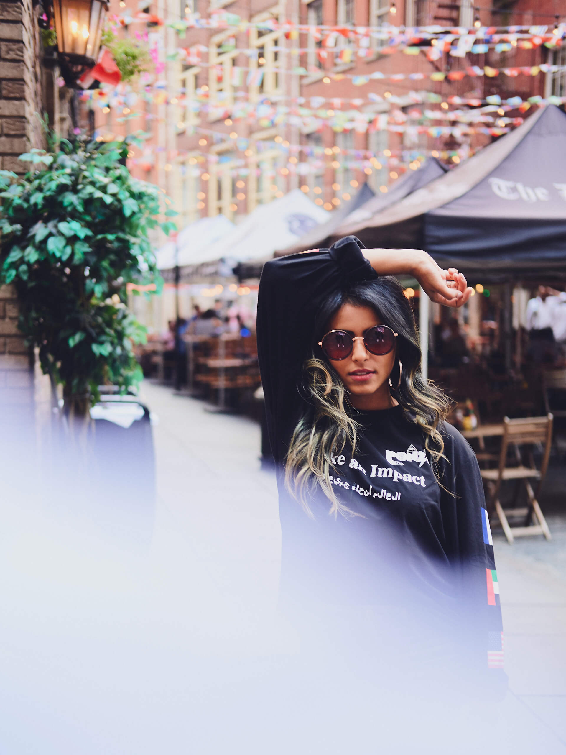 Avisha & Ramsha, wearing Ponzi Clothing Line - Fashion Product Photography - Lifestyle Photography - Urban Portrait Photography - New York Financial District