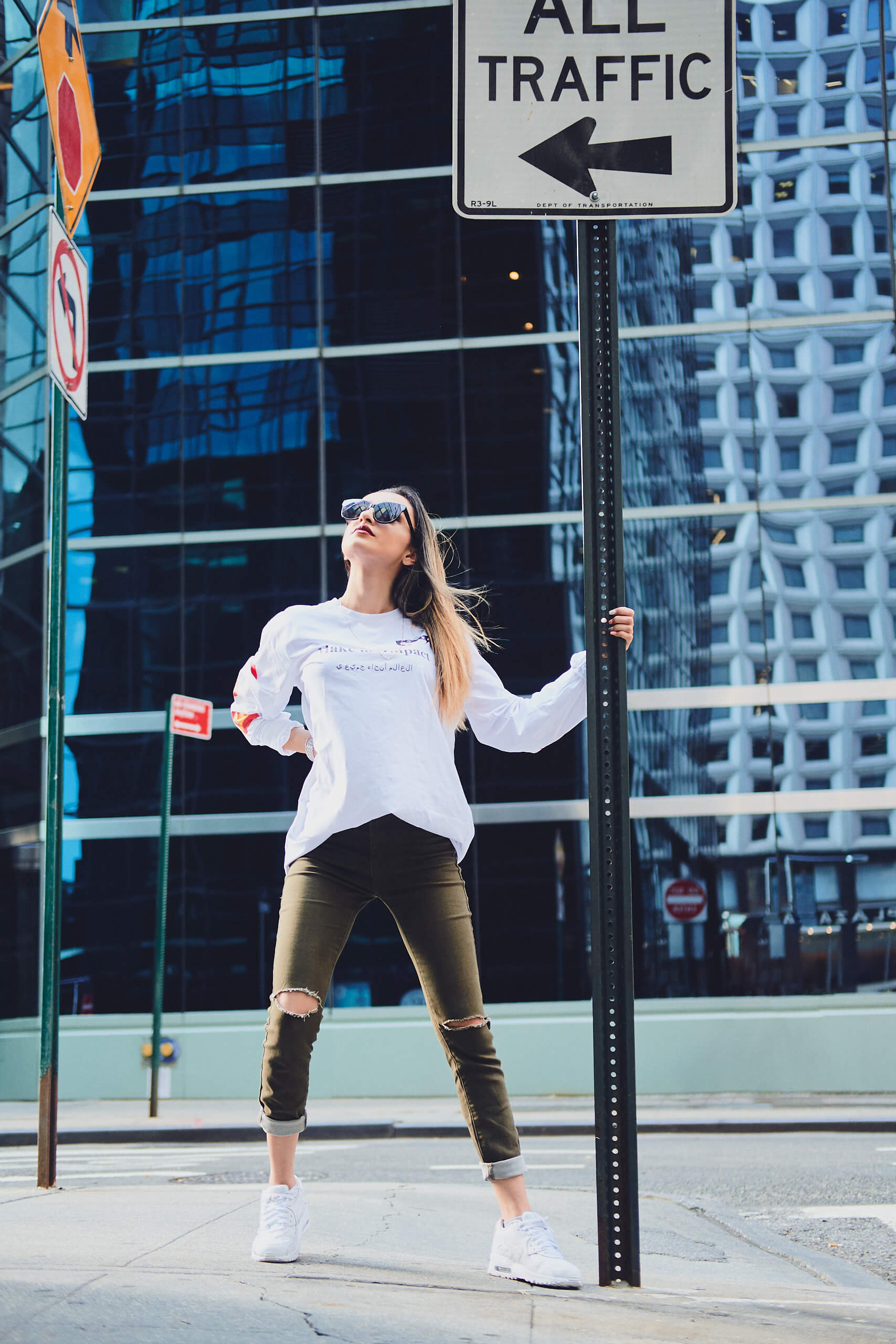 Avisha & Ramsha, wearing Ponzi Clothing Line - Fashion Product Photography - Lifestyle Photography - Urban Portrait Photography - New York Financial District