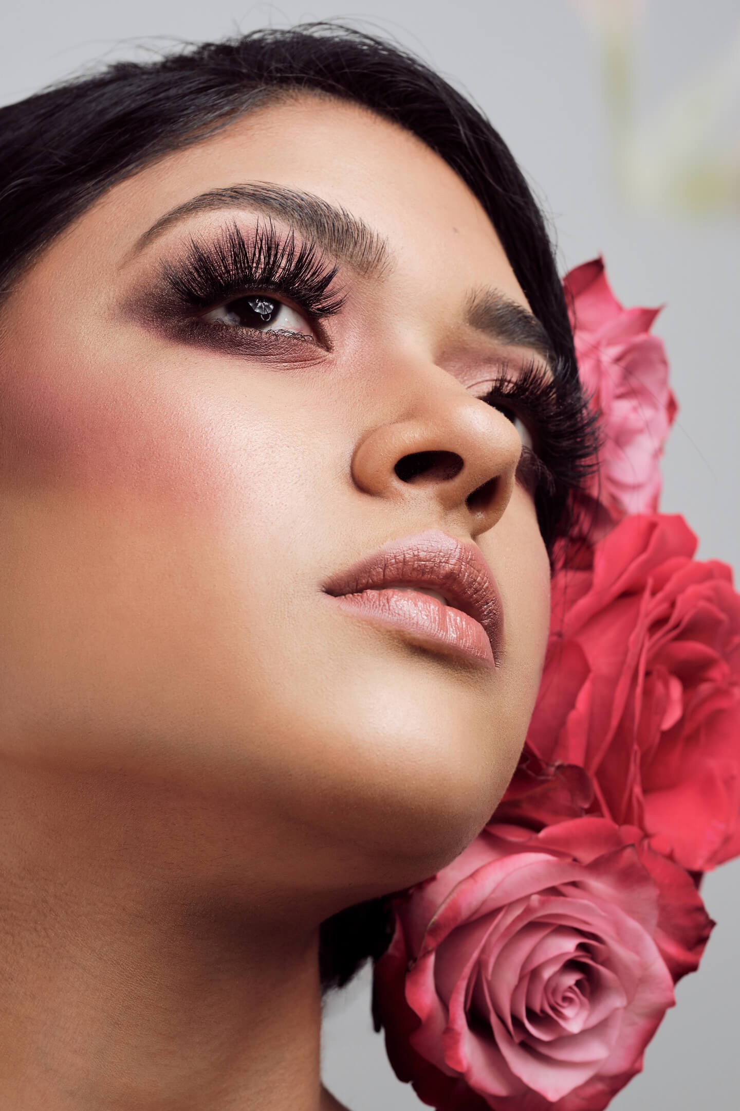 Jahnvi - Preeti, Makeup Artist - Beauty Editorial Portrait Photography - Floral Portrait Photography - Midwood, Brooklyn New York