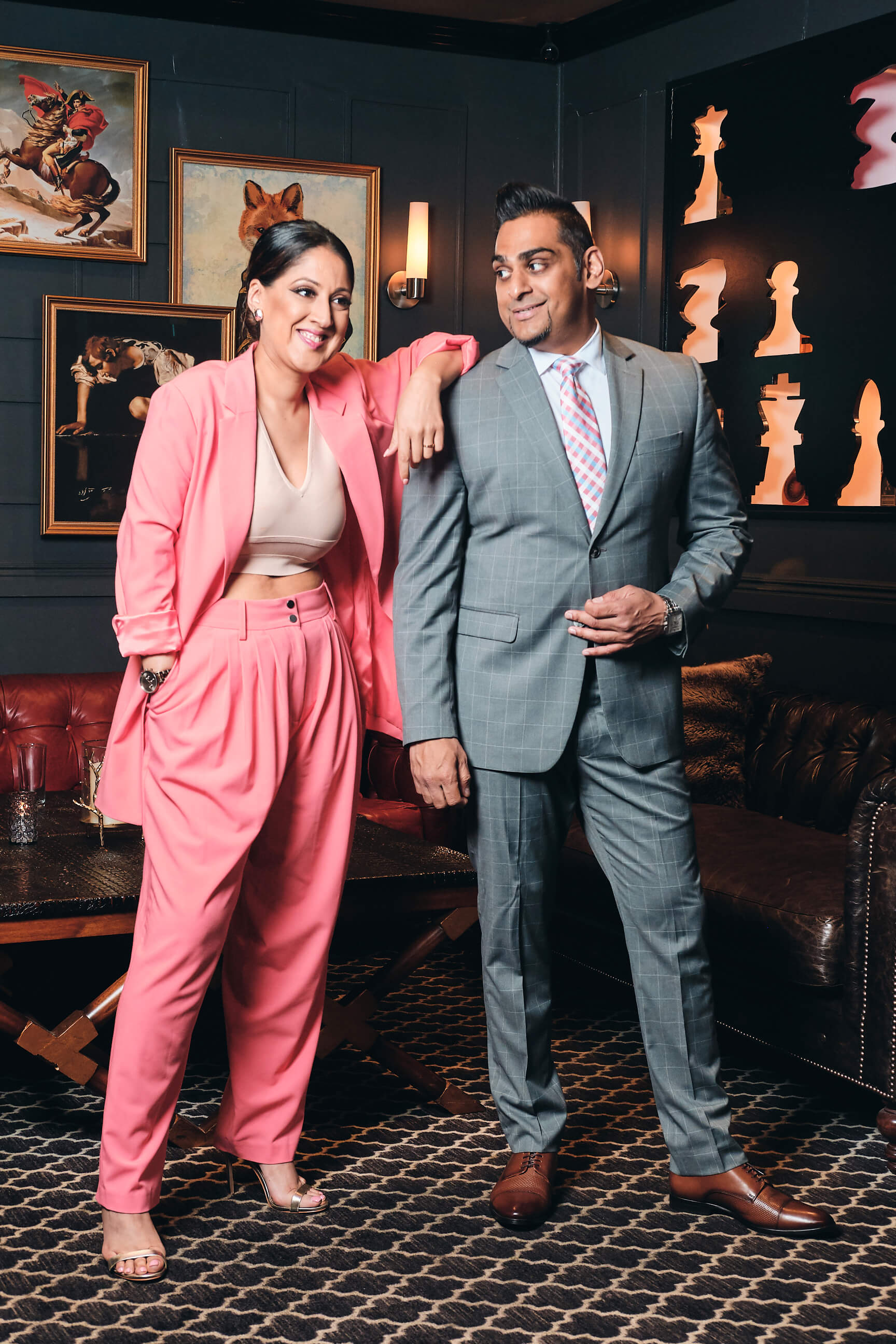 Surbhi & Jay R - Business Headshots - Portrait Photography - Corporate Headshot Photography - Le Malt Lounge, New Jersey