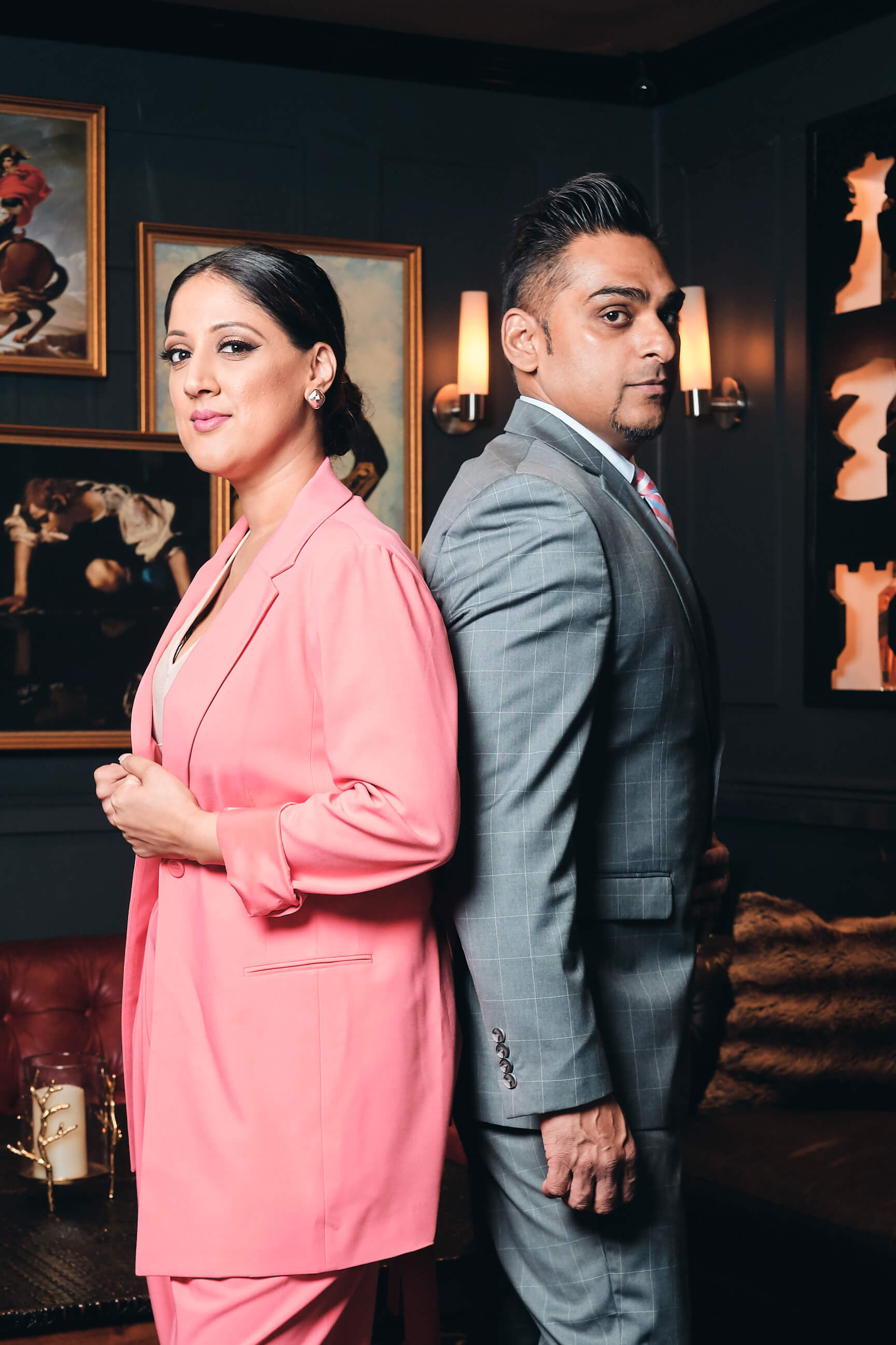 Surbhi & Jay R - Business Headshots - Portrait Photography - Corporate Headshot Photography - Le Malt Lounge, New Jersey