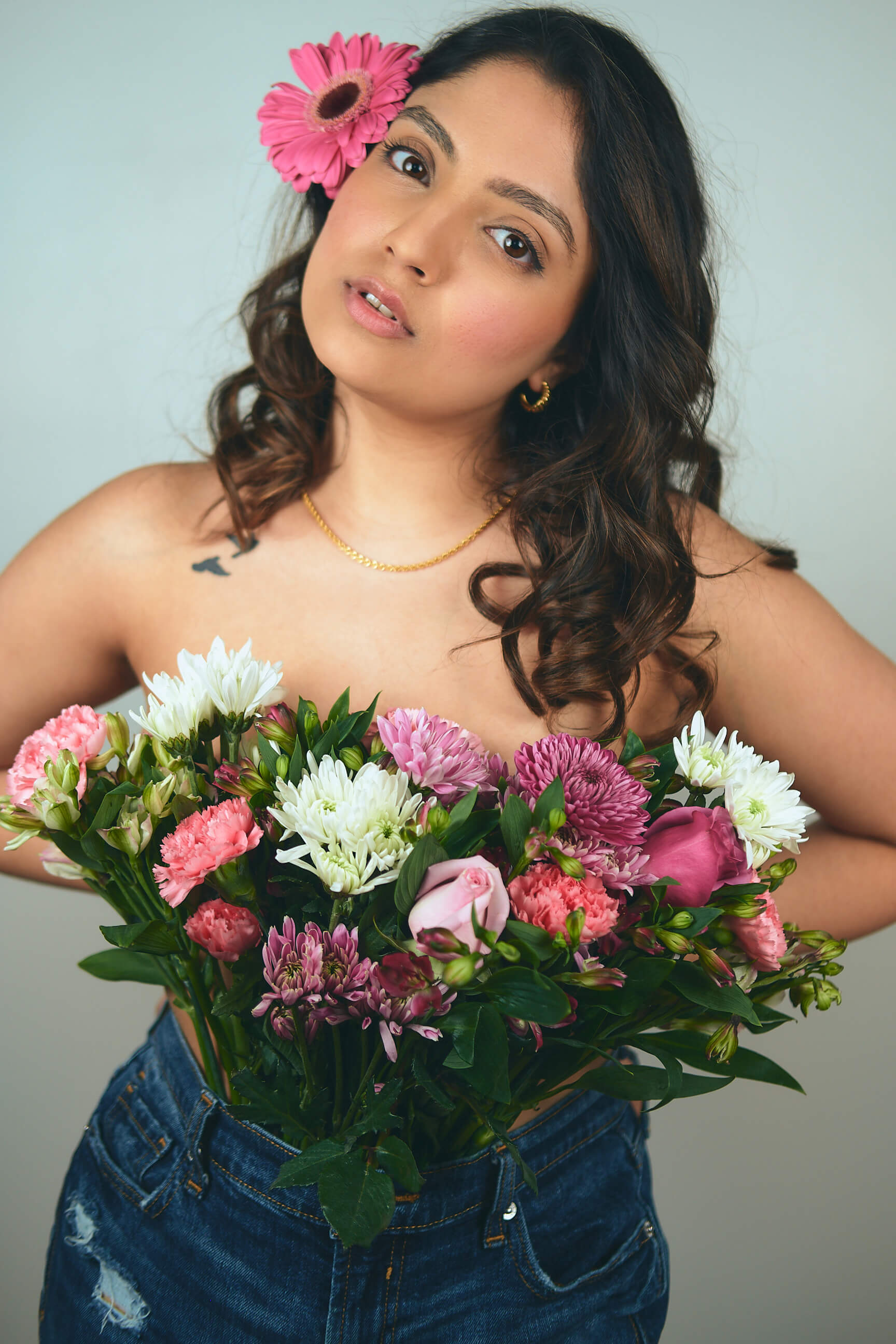 Bubble - Portrait Photography - Flower Top Creative Portrait Session - Brooklyn New York