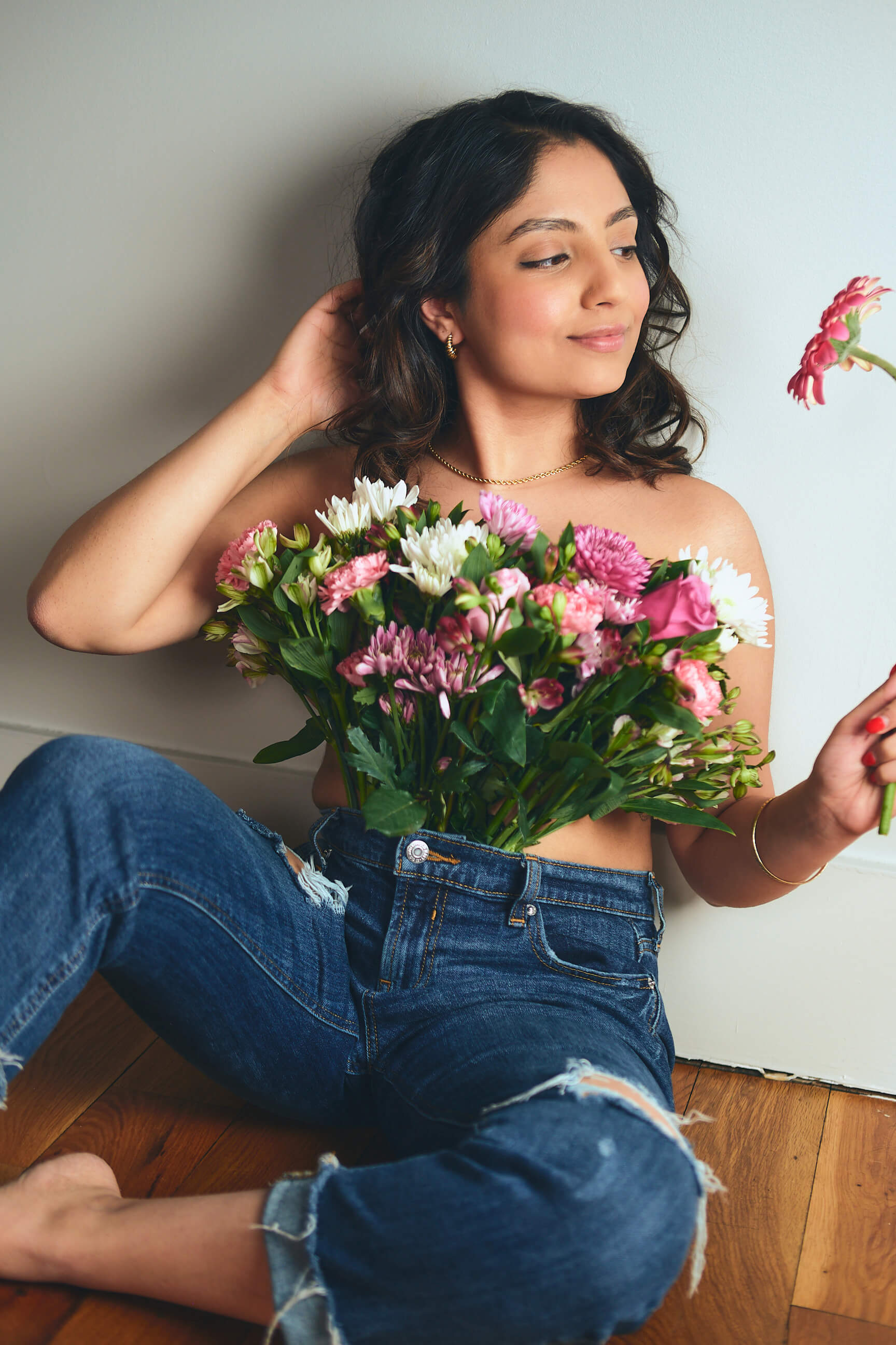 Bubble - Portrait Photography - Flower Top Creative Portrait Session - Brooklyn New York