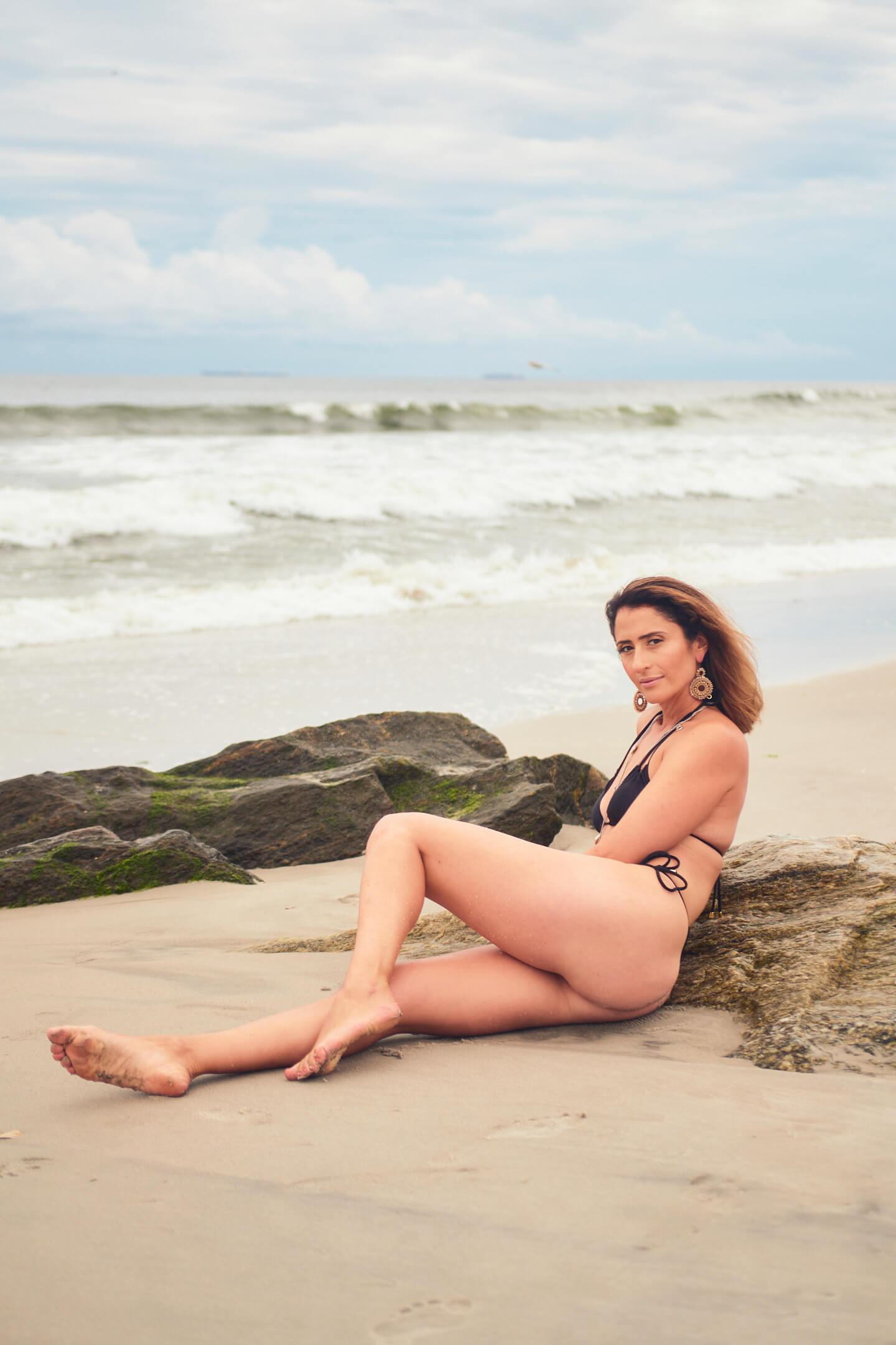 Keren - Long Beach - Portrait Photography Session - Beach Photography - Swimsuit Photography