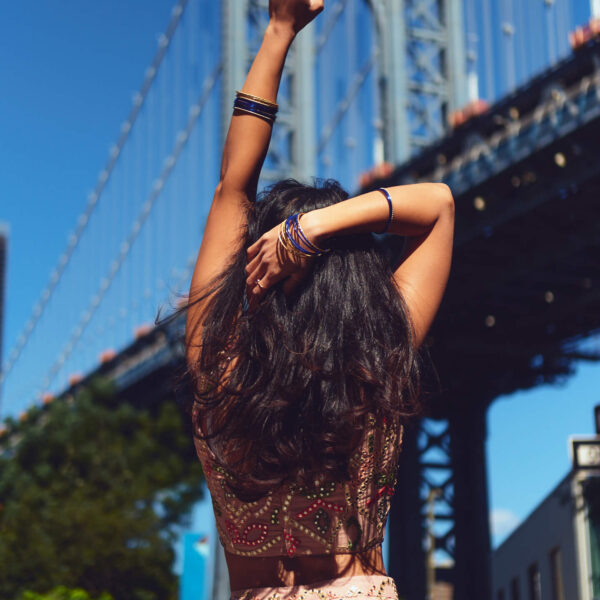 Navneet - Lifestyle Photography Session - Portrait Photography - Women's Fashion Photography - Dumbo Brooklyn - Manhattan Bridge