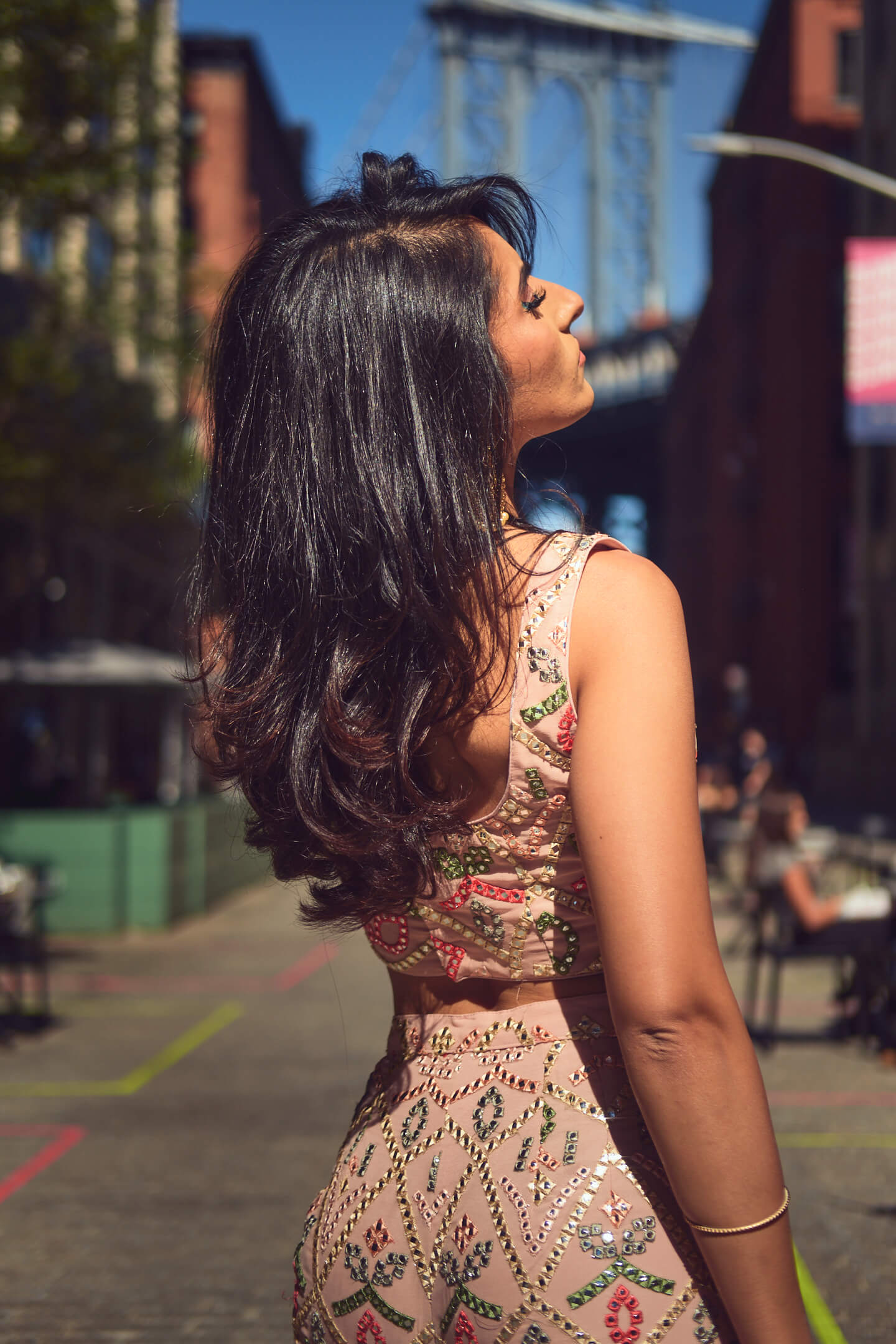 Navneet - Lifestyle Photography Session - Portrait Photography - Women's Fashion Photography - Dumbo Brooklyn - Manhattan Bridge