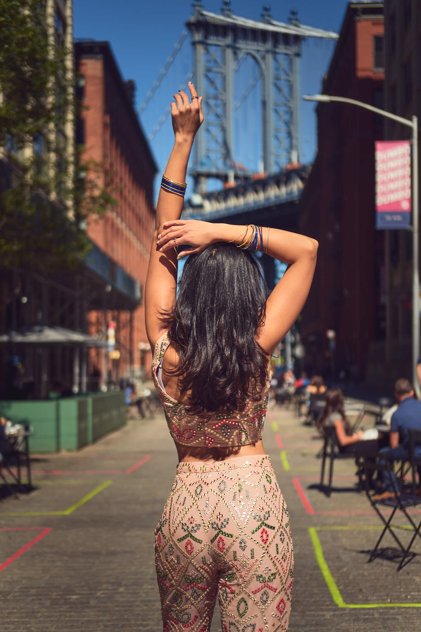 Navneet - Lifestyle Photography Session - Portrait Photography - Women's Fashion Photography - Dumbo Brooklyn - Manhattan Bridge