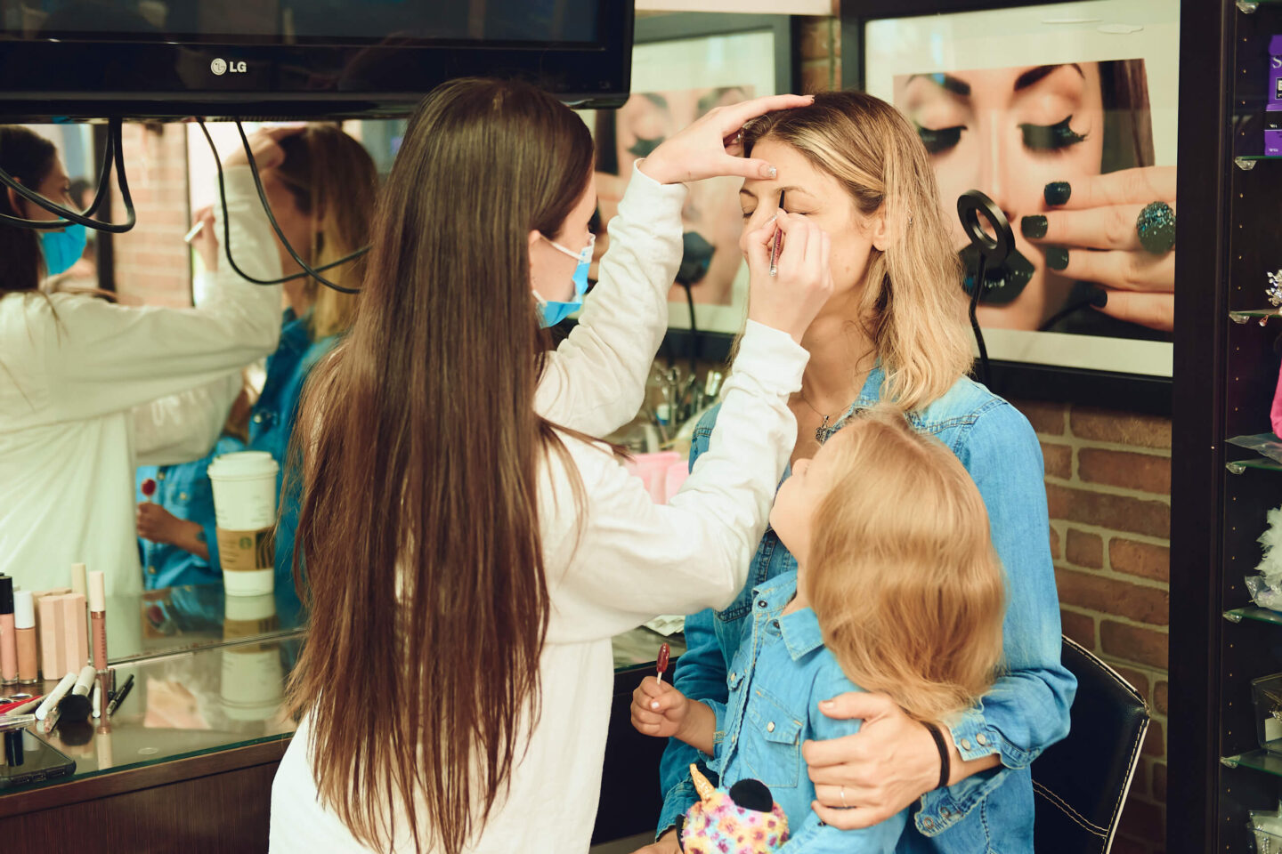 Sabrina - Wedding Day BTS - Hair & Makeup - Staten Island, New York - BTS Photography- Lifestyle Photography 