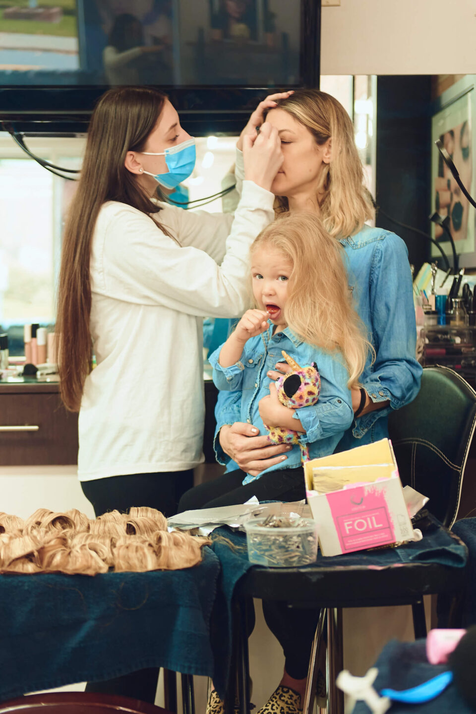 Sabrina - Wedding Day BTS - Hair & Makeup - Staten Island, New York - BTS Photography- Lifestyle Photography 