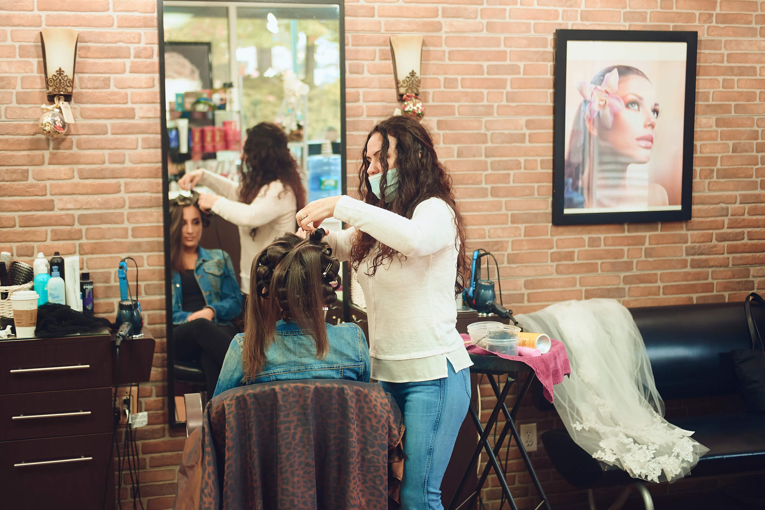 Sabrina - Wedding Day BTS - Hair & Makeup - Staten Island, New York - BTS Photography- Lifestyle Photography