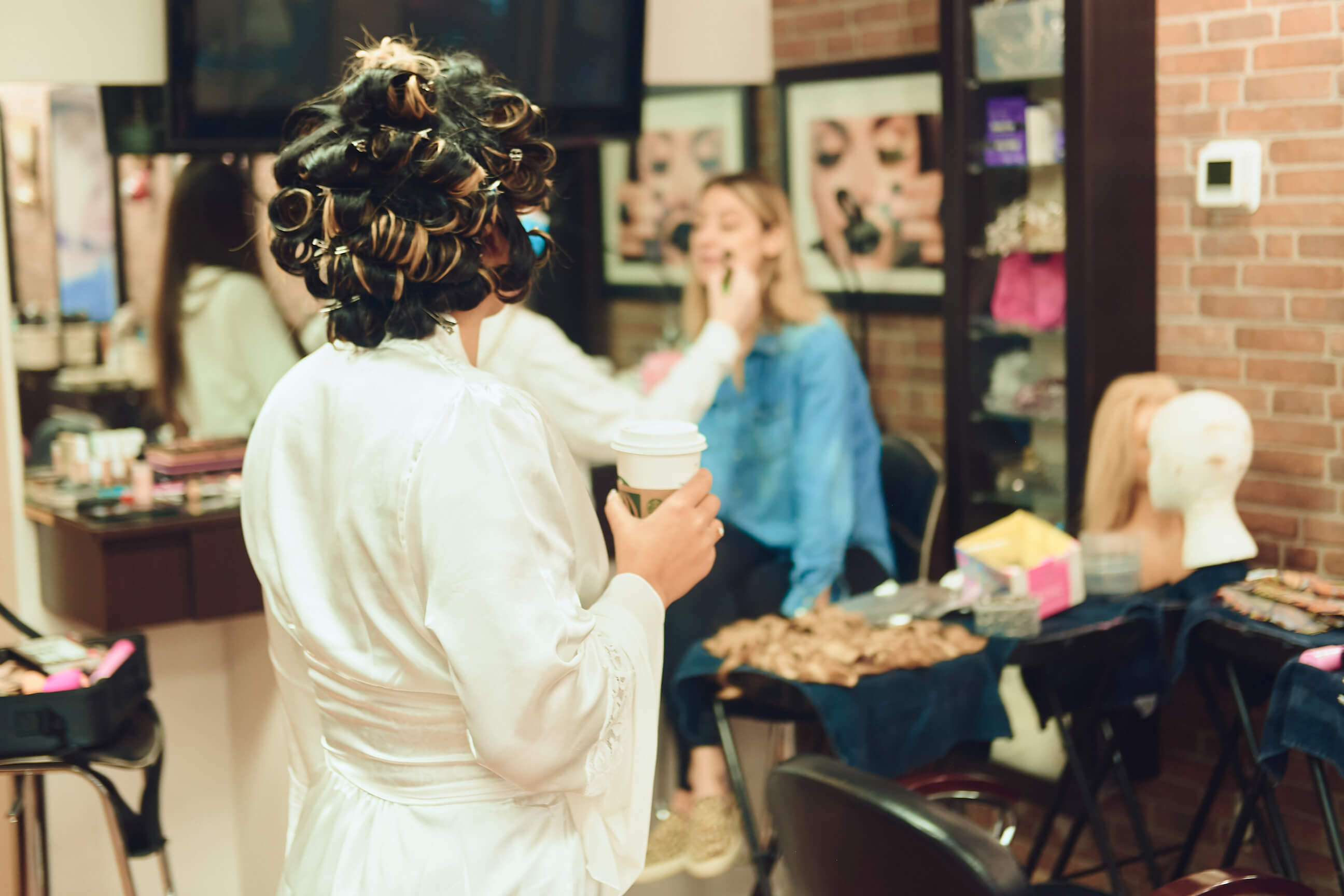 Sabrina - Wedding Day BTS - Hair & Makeup - Staten Island, New York - BTS Photography- Lifestyle Photography