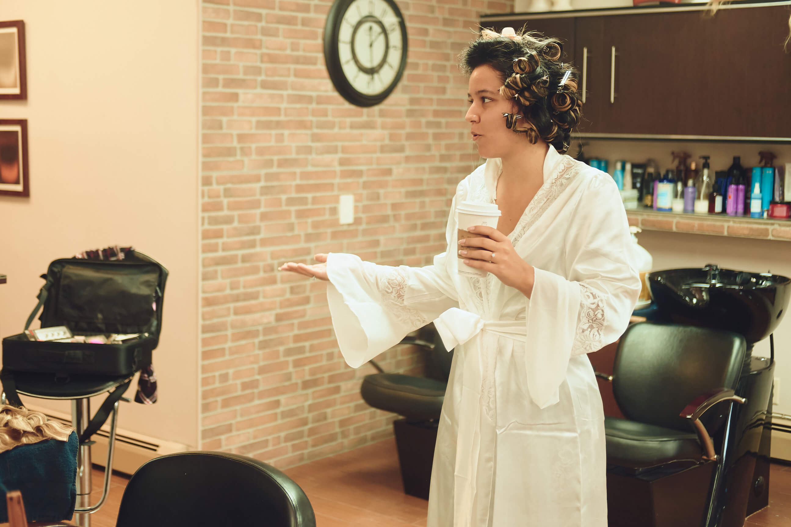 Sabrina - Wedding Day BTS - Hair & Makeup - Staten Island, New York - BTS Photography- Lifestyle Photography