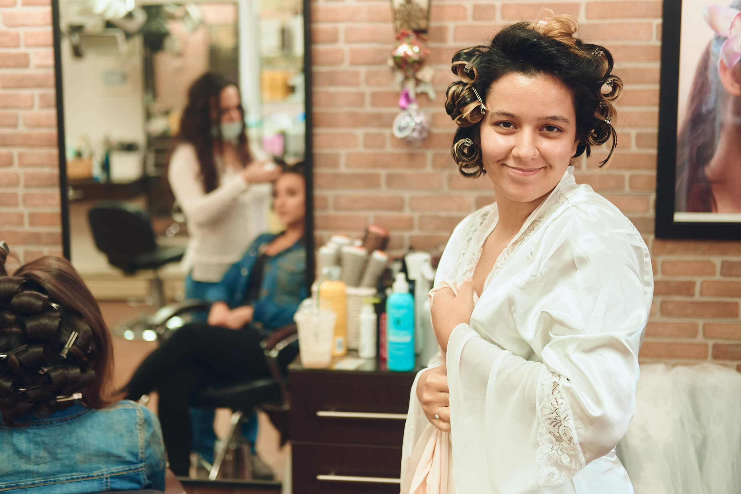 Sabrina - Wedding Day BTS - Hair & Makeup - Staten Island, New York - BTS Photography- Lifestyle Photography