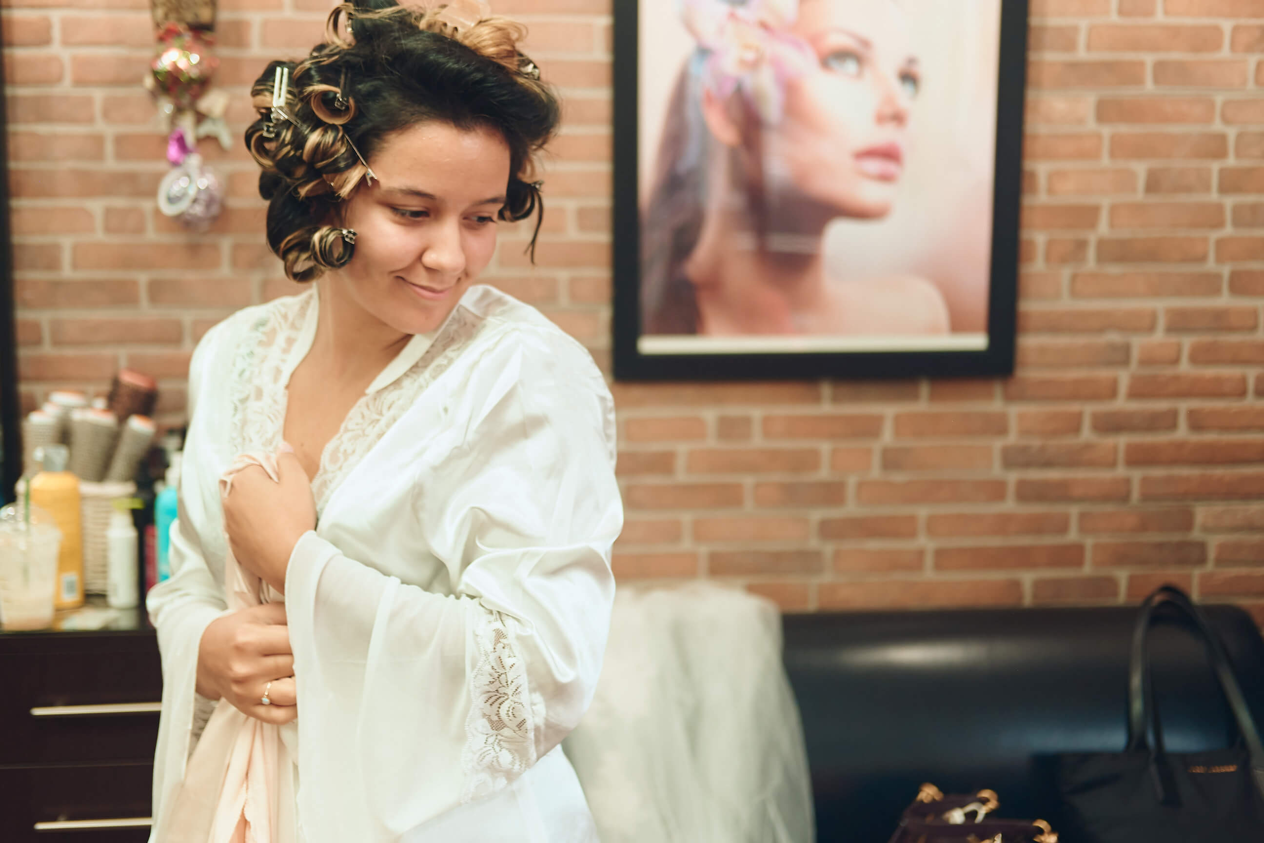 Sabrina - Wedding Day BTS - Hair & Makeup - Staten Island, New York - BTS Photography- Lifestyle Photography