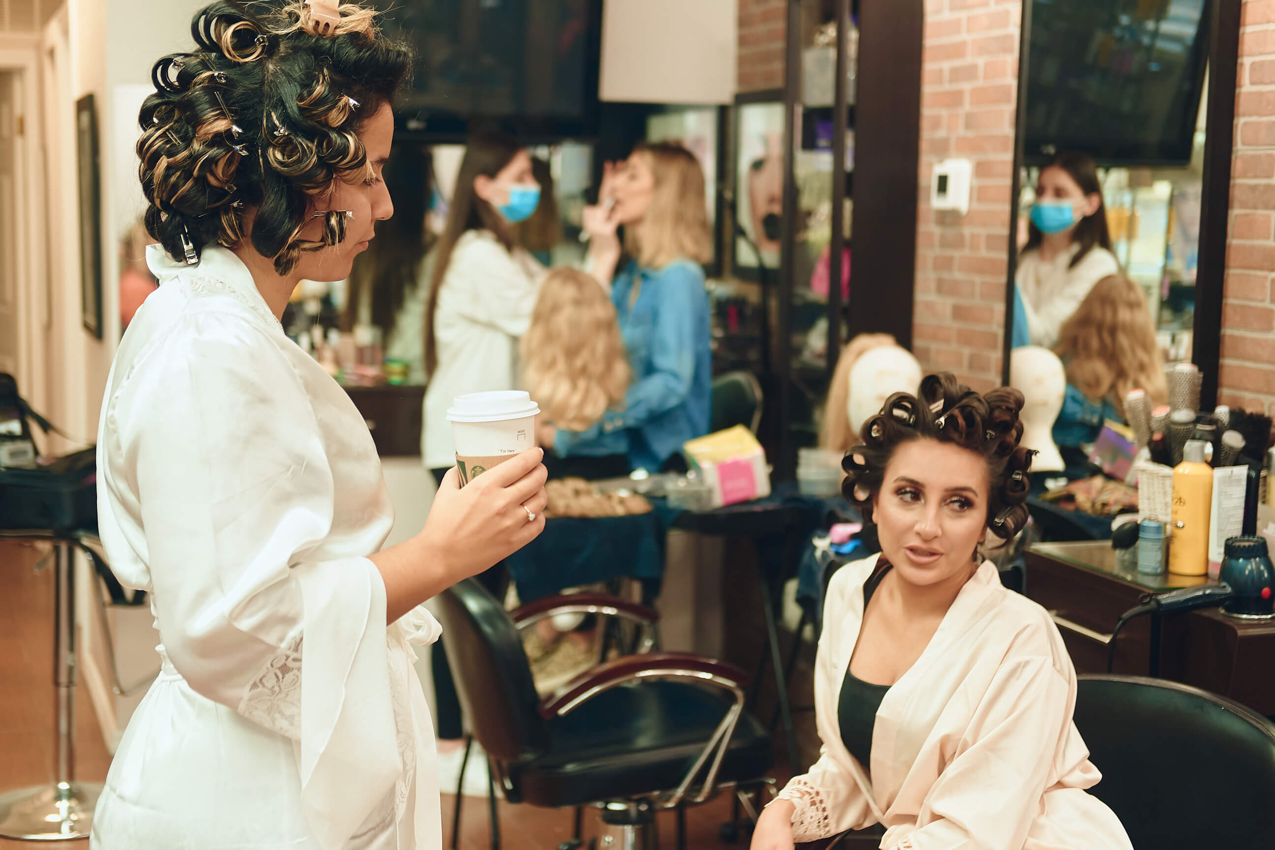Sabrina - Wedding Day BTS - Hair & Makeup - Staten Island, New York - BTS Photography- Lifestyle Photography