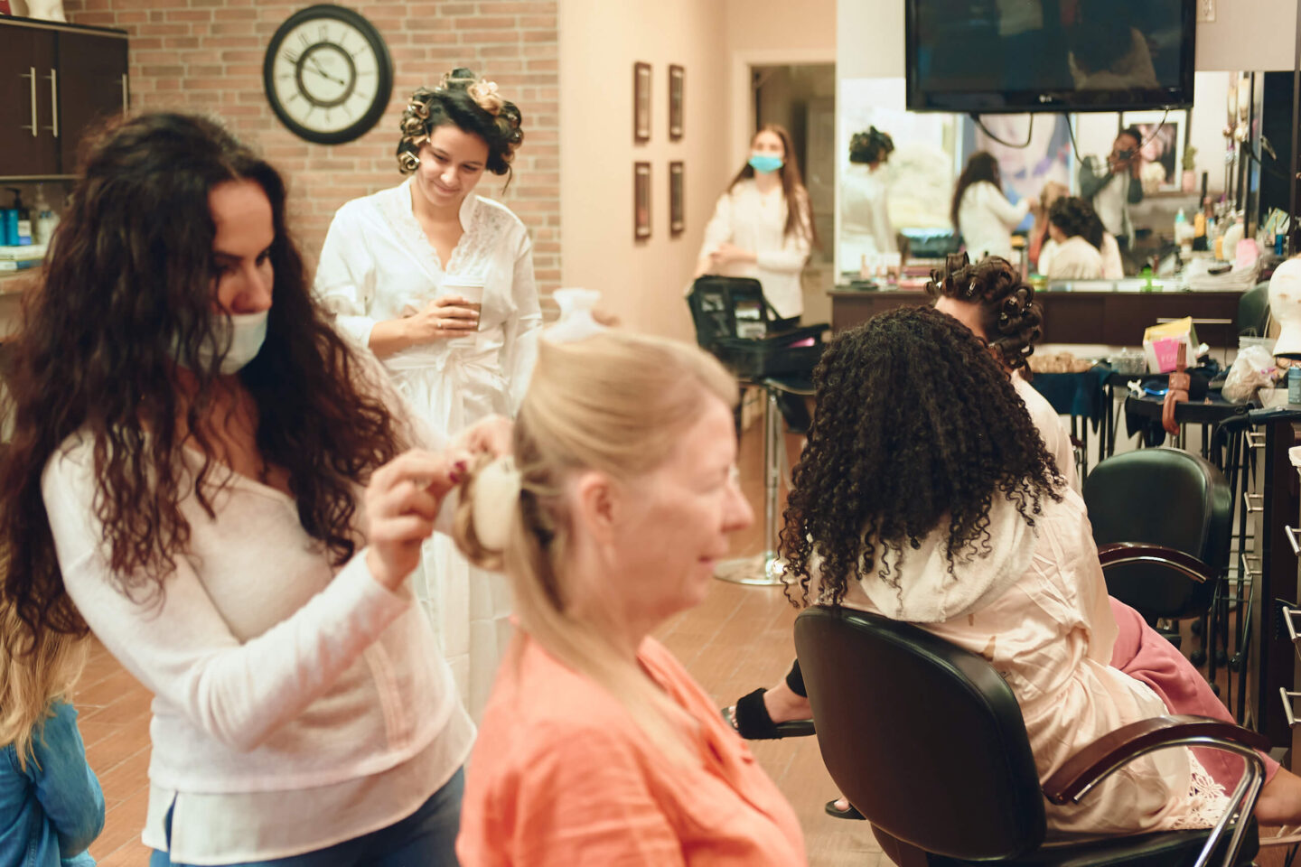 Sabrina - Wedding Day BTS - Hair & Makeup - Staten Island, New York - BTS Photography- Lifestyle Photography 