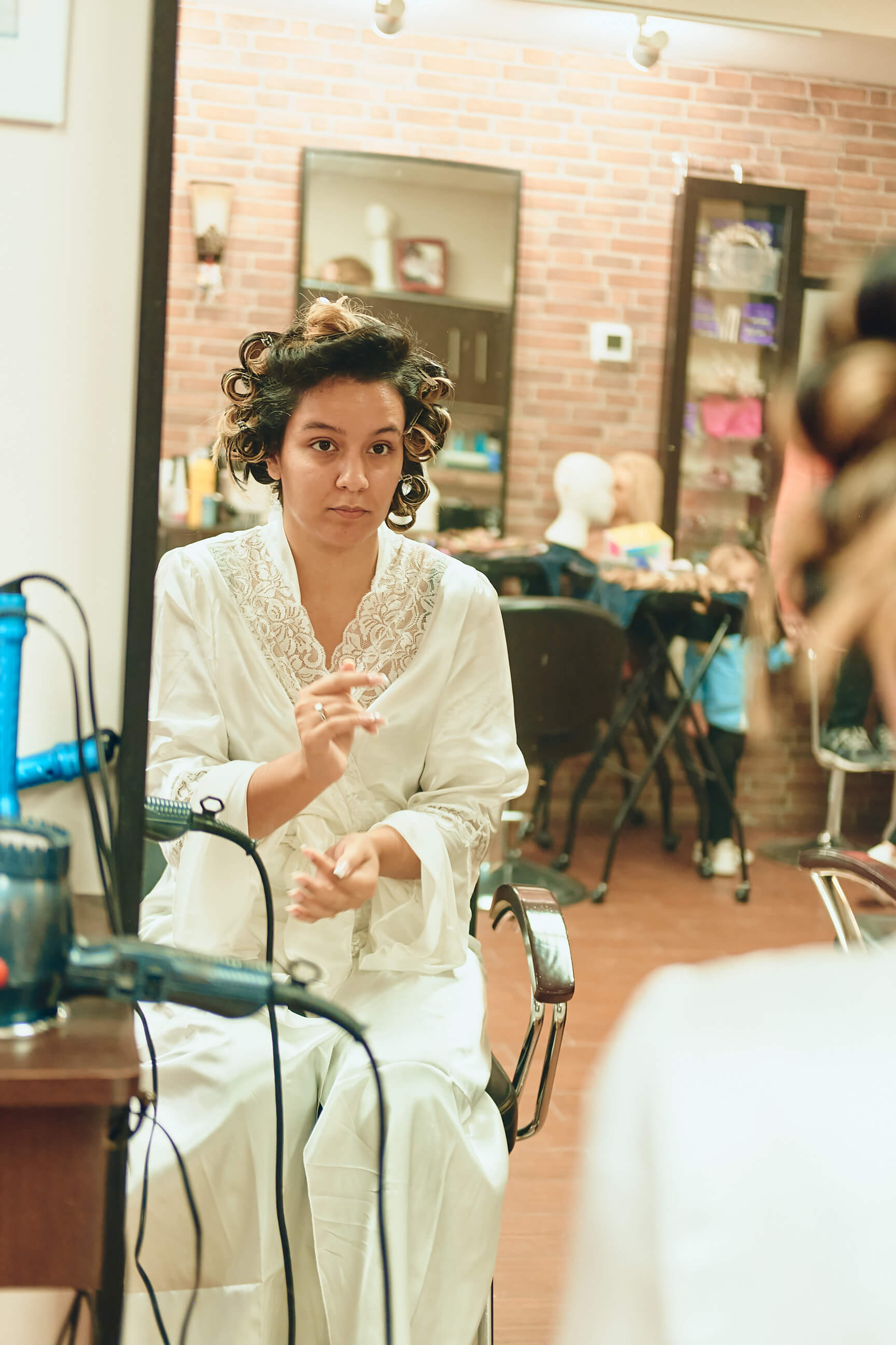 Sabrina - Wedding Day BTS - Hair & Makeup - Staten Island, New York - BTS Photography- Lifestyle Photography
