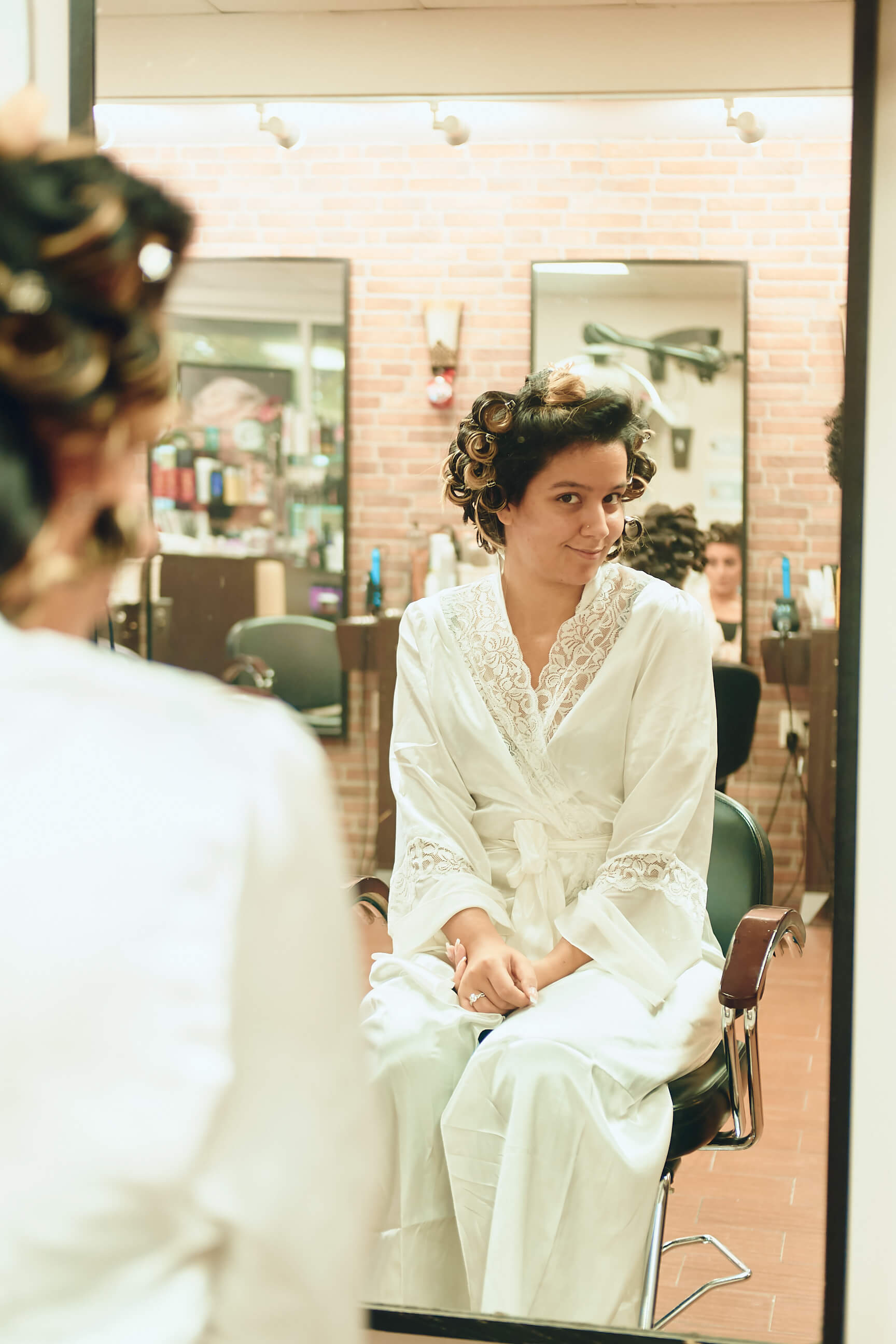 Sabrina - Wedding Day BTS - Hair & Makeup - Staten Island, New York - BTS Photography- Lifestyle Photography
