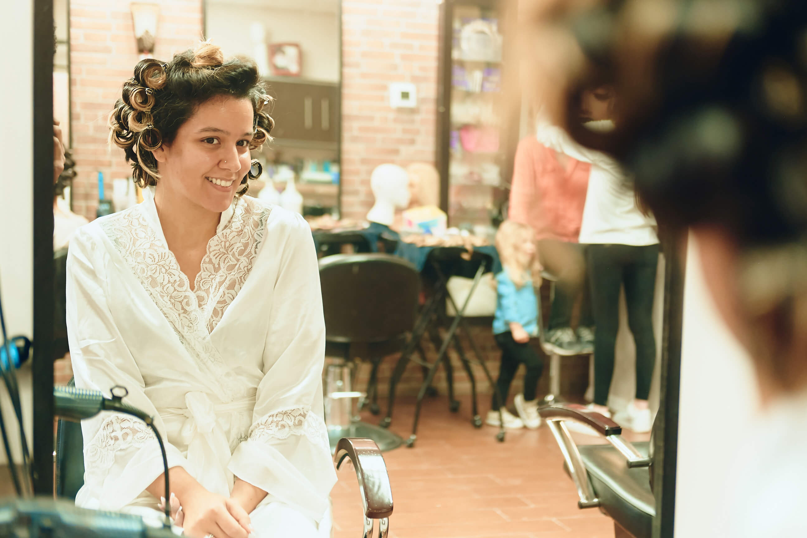 Sabrina - Wedding Day BTS - Hair & Makeup - Staten Island, New York - BTS Photography- Lifestyle Photography
