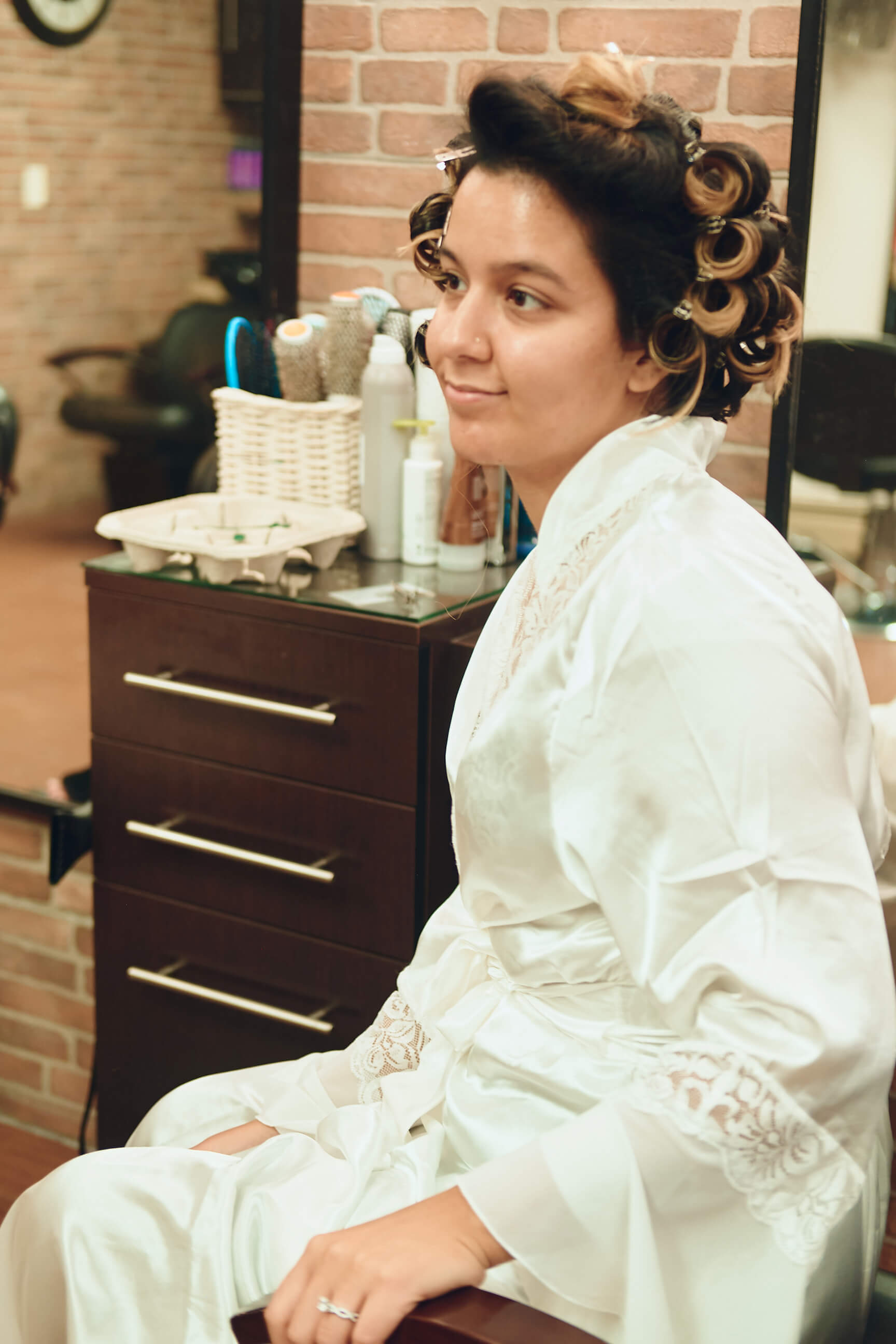 Sabrina - Wedding Day BTS - Hair & Makeup - Staten Island, New York - BTS Photography- Lifestyle Photography