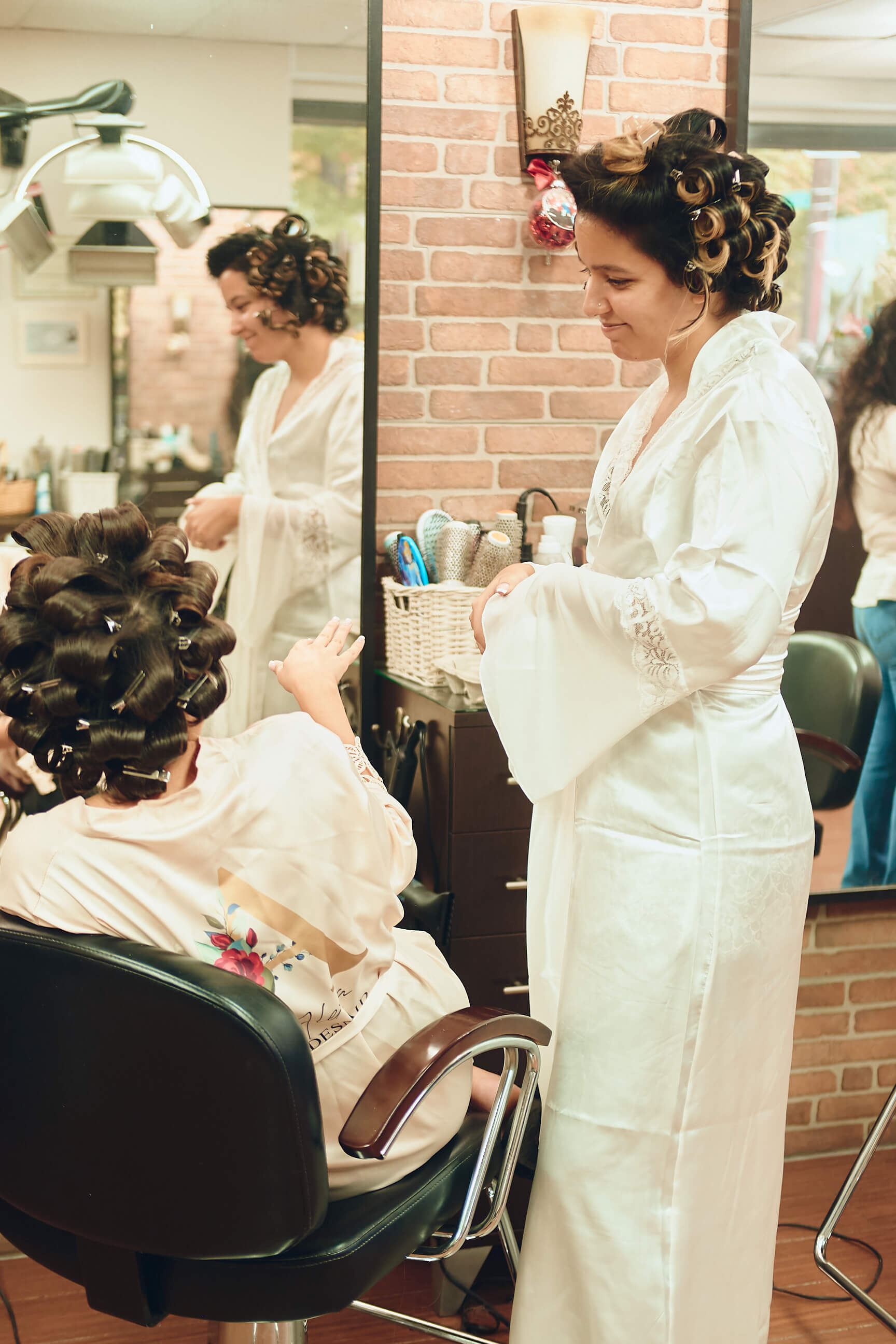 Sabrina - Wedding Day BTS - Hair & Makeup - Staten Island, New York - BTS Photography- Lifestyle Photography