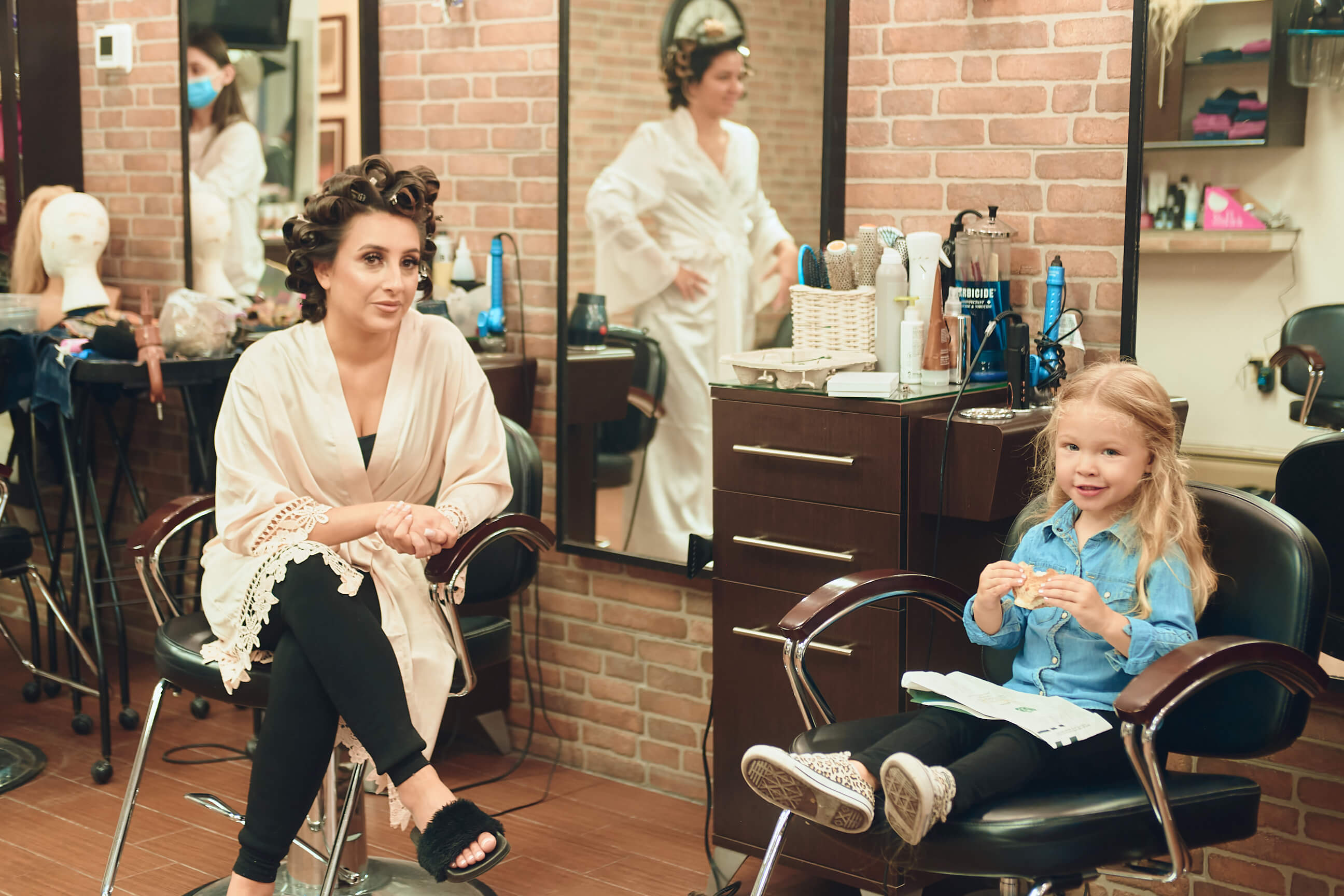Sabrina - Wedding Day BTS - Hair & Makeup - Staten Island, New York - BTS Photography- Lifestyle Photography