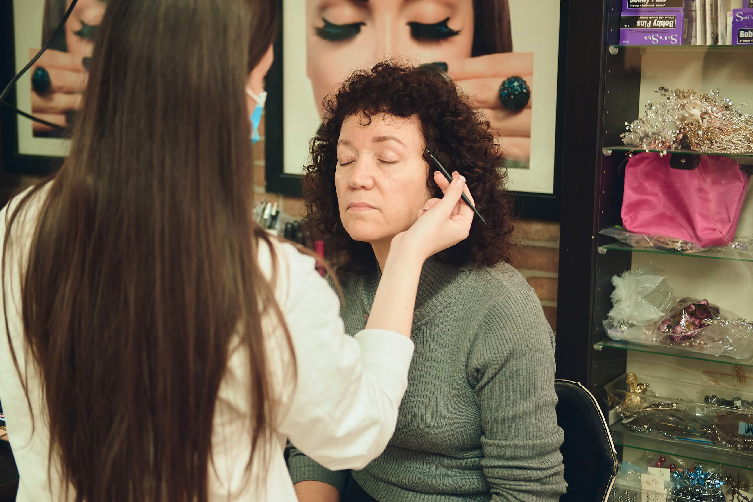 Sabrina - Wedding Day BTS - Hair & Makeup - Staten Island, New York - BTS Photography- Lifestyle Photography