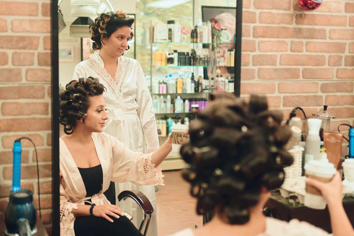 Sabrina - Wedding Day BTS - Hair & Makeup - Staten Island, New York - BTS Photography- Lifestyle Photography 