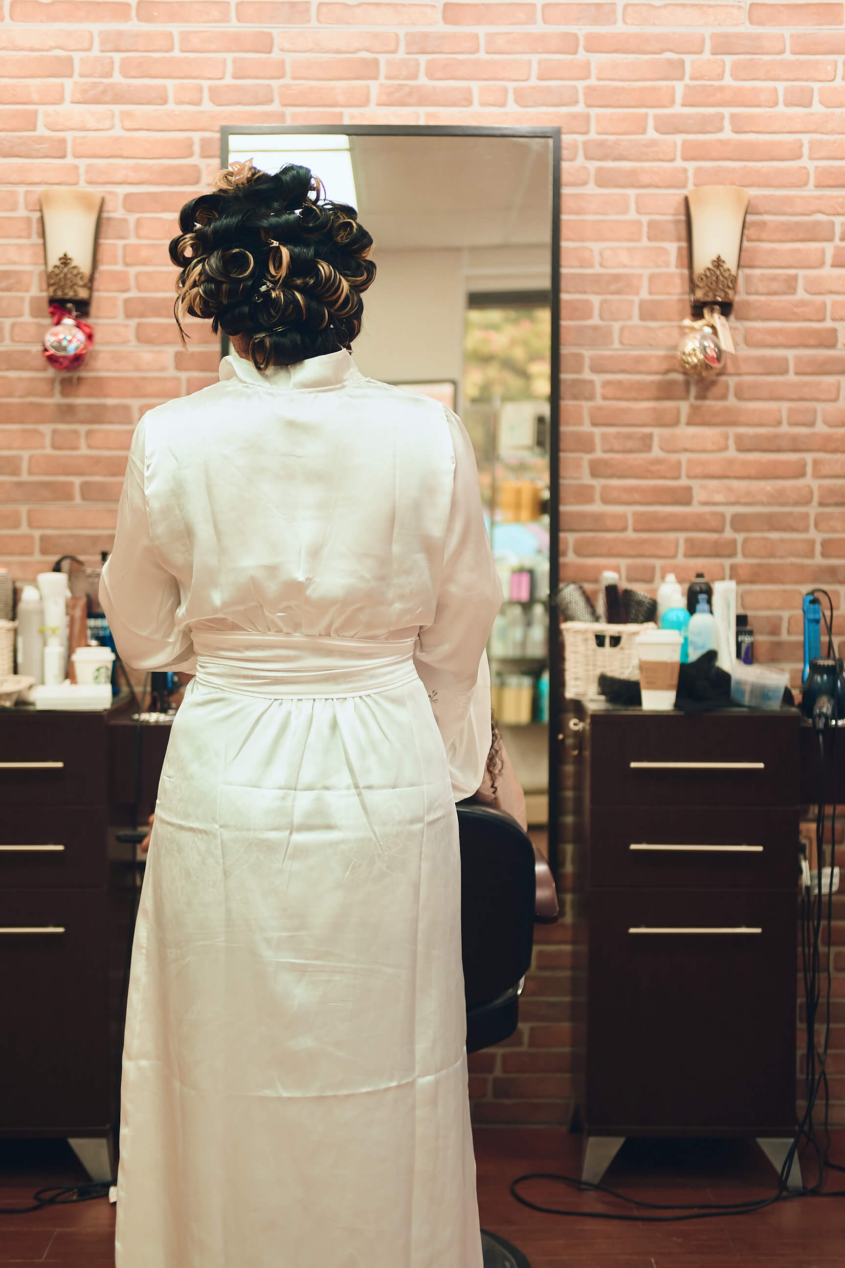 Sabrina - Wedding Day BTS - Hair & Makeup - Staten Island, New York - BTS Photography- Lifestyle Photography