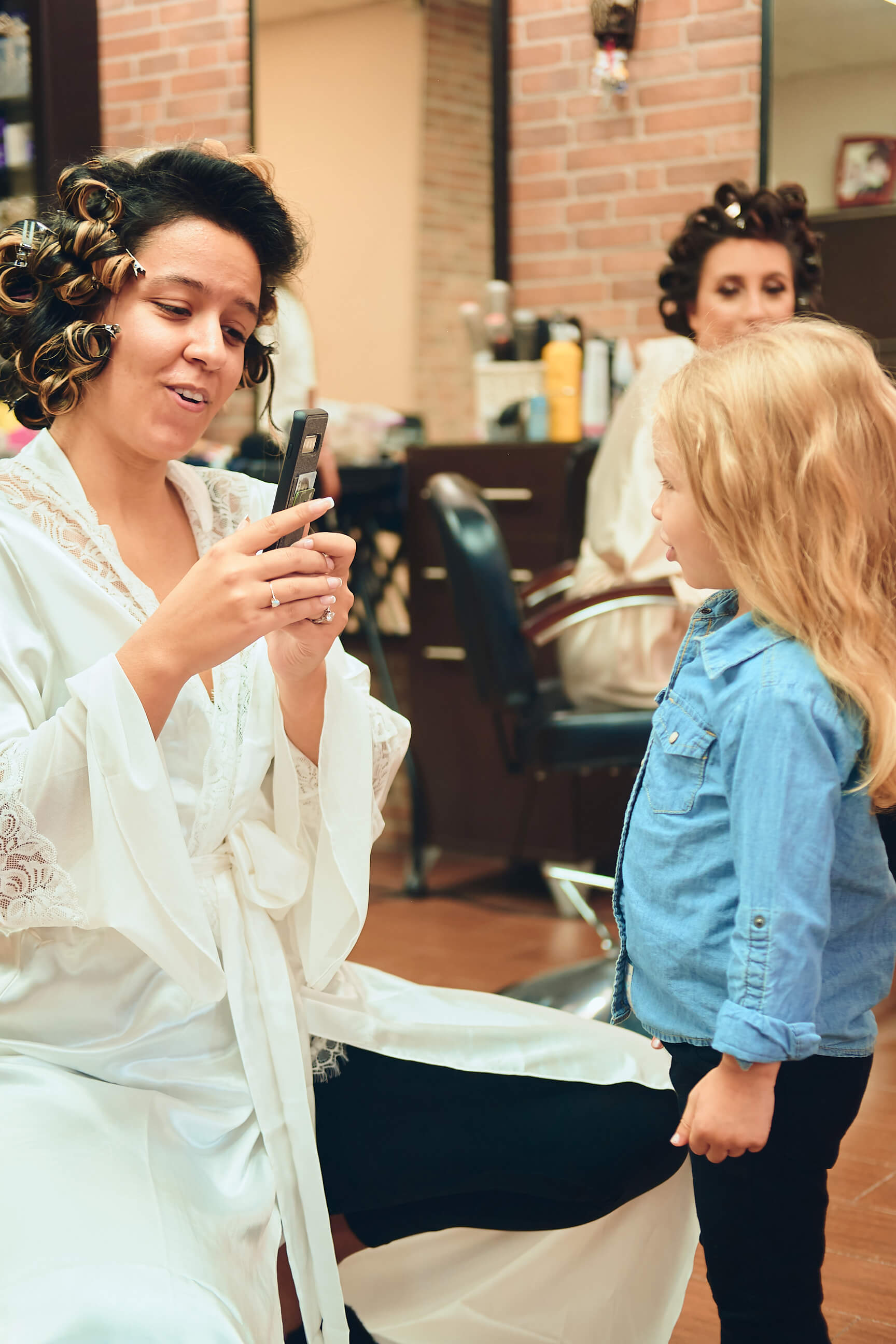 Sabrina - Wedding Day BTS - Hair & Makeup - Staten Island, New York - BTS Photography- Lifestyle Photography