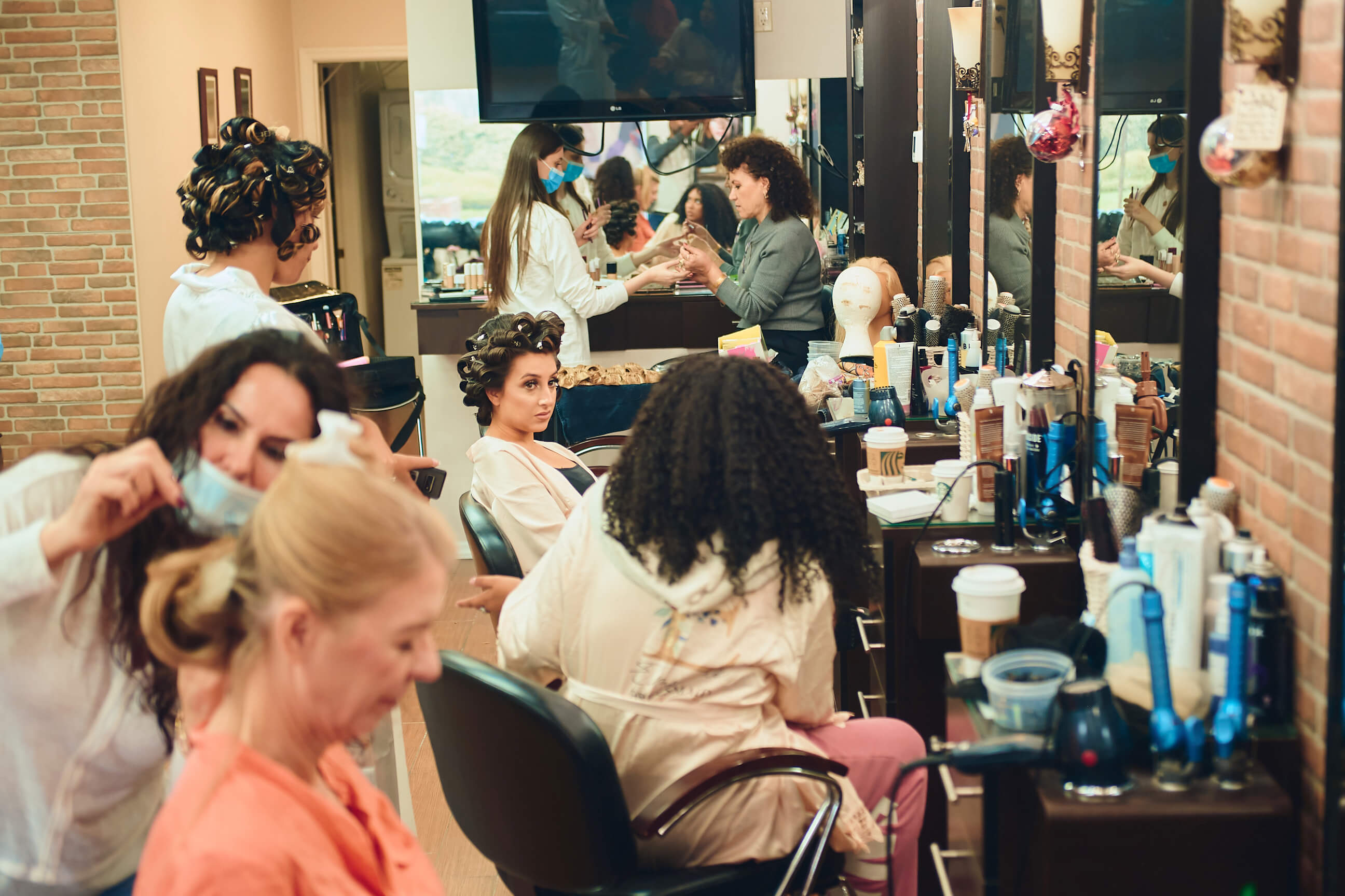 Sabrina - Wedding Day BTS - Hair & Makeup - Staten Island, New York - BTS Photography- Lifestyle Photography