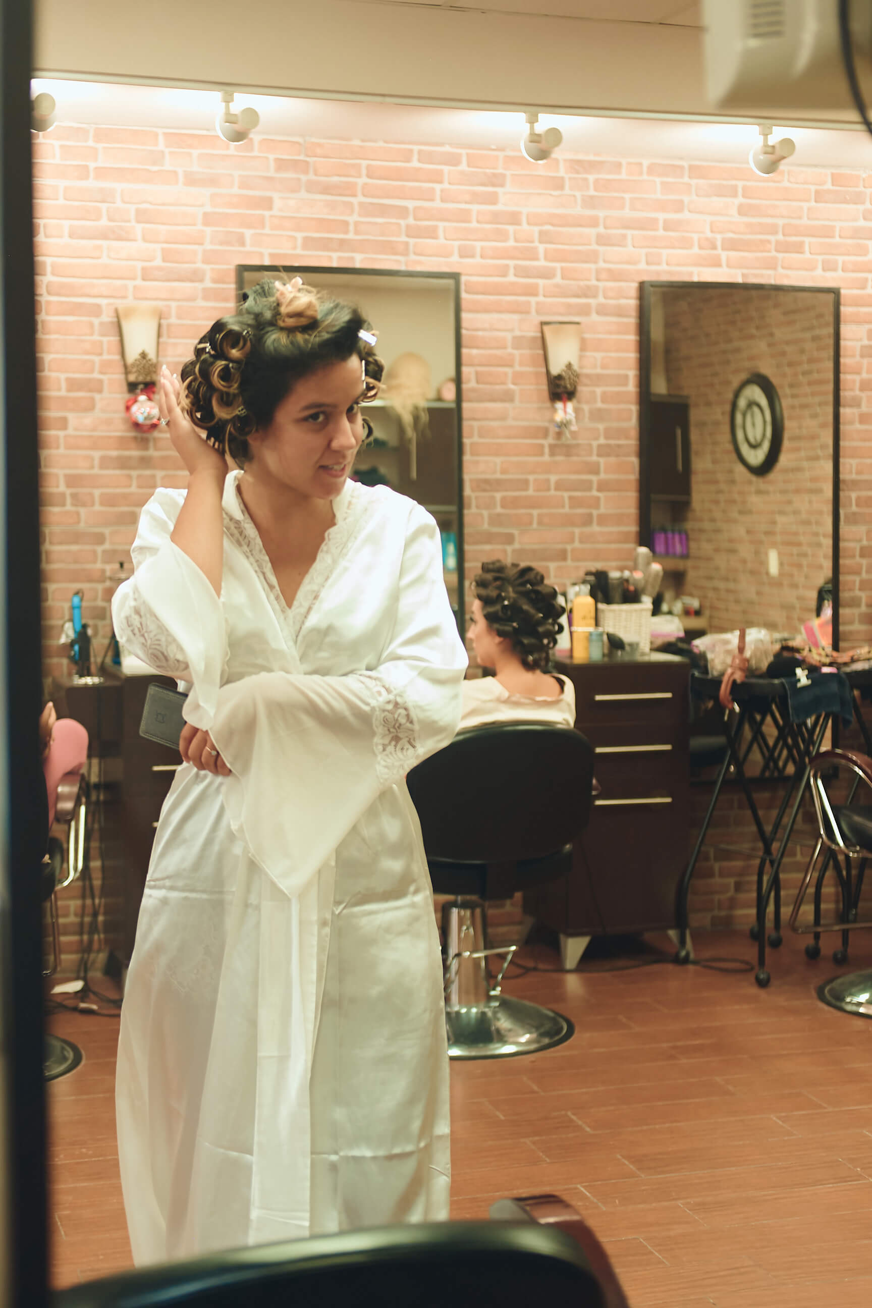 Sabrina - Wedding Day BTS - Hair & Makeup - Staten Island, New York - BTS Photography- Lifestyle Photography