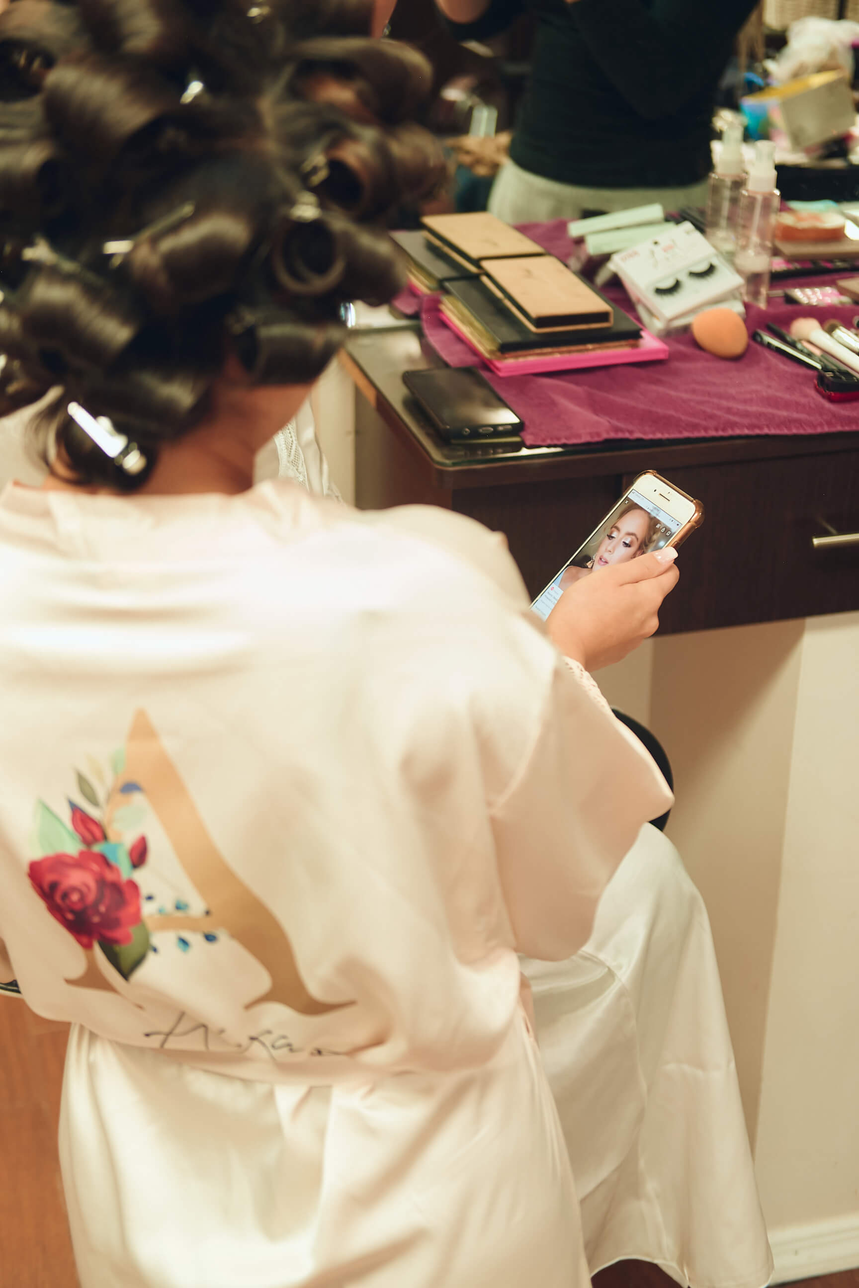 Sabrina - Wedding Day BTS - Hair & Makeup - Staten Island, New York - BTS Photography- Lifestyle Photography