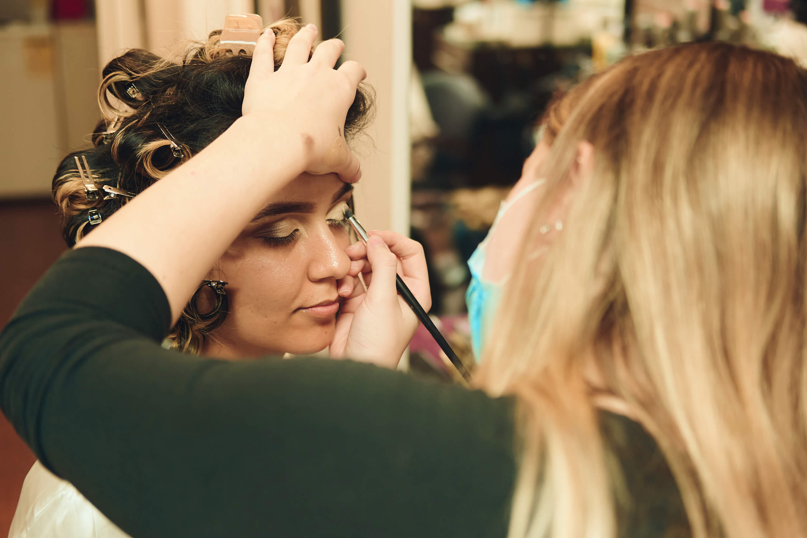 Sabrina - Wedding Day BTS - Hair & Makeup - Staten Island, New York - BTS Photography- Lifestyle Photography