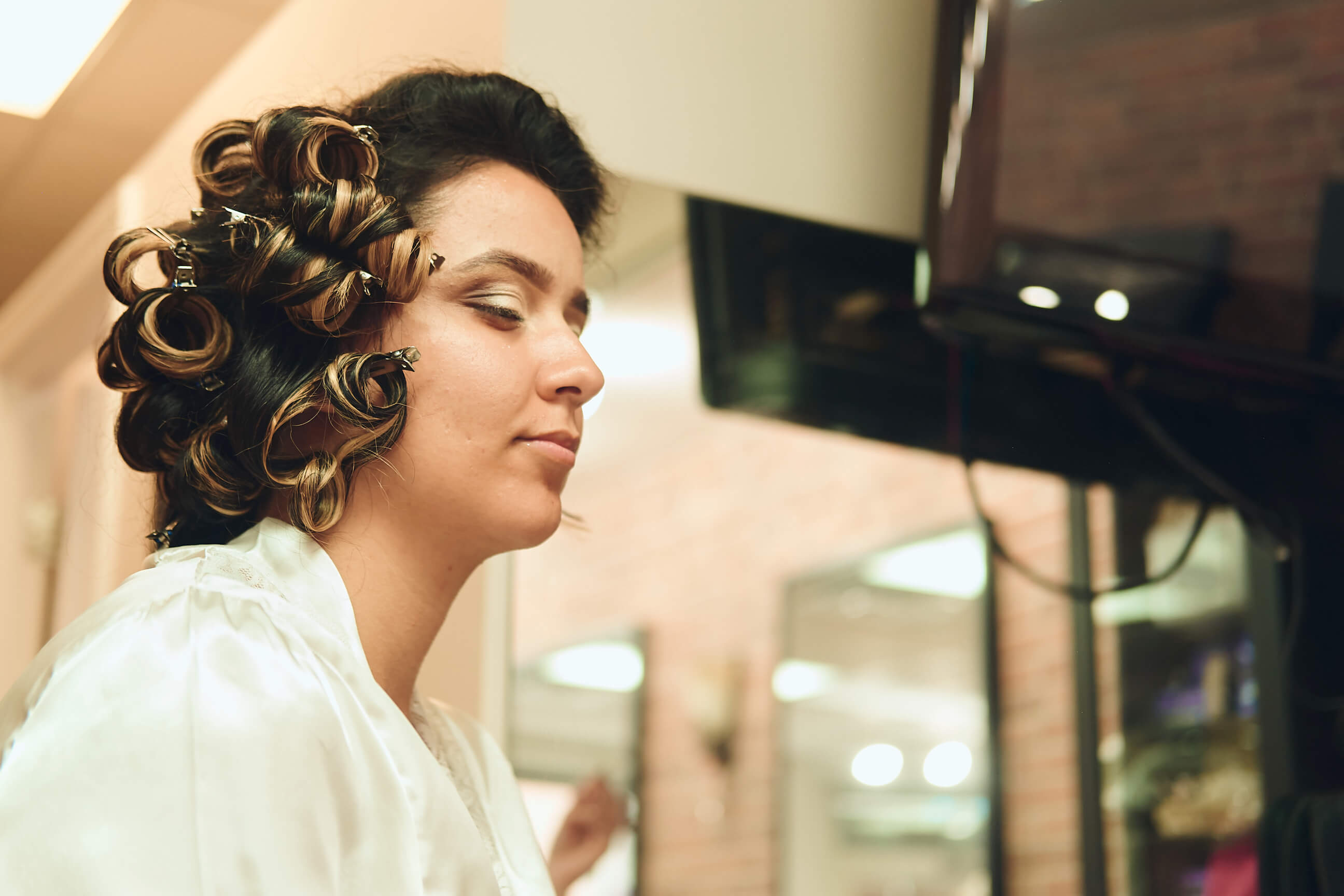 Sabrina - Wedding Day BTS - Hair & Makeup - Staten Island, New York - BTS Photography- Lifestyle Photography