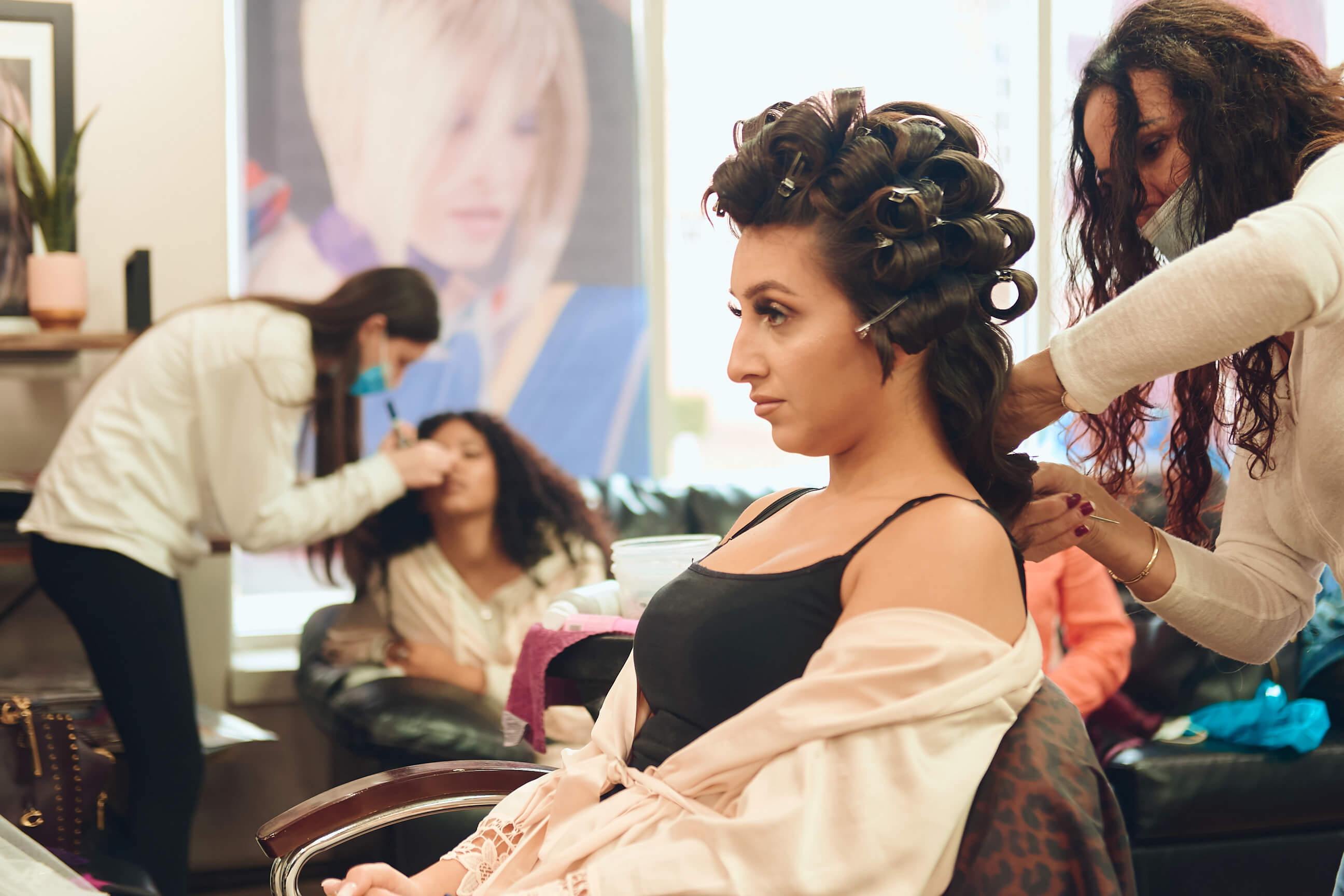 Sabrina - Wedding Day BTS - Hair & Makeup - Staten Island, New York - BTS Photography- Lifestyle Photography