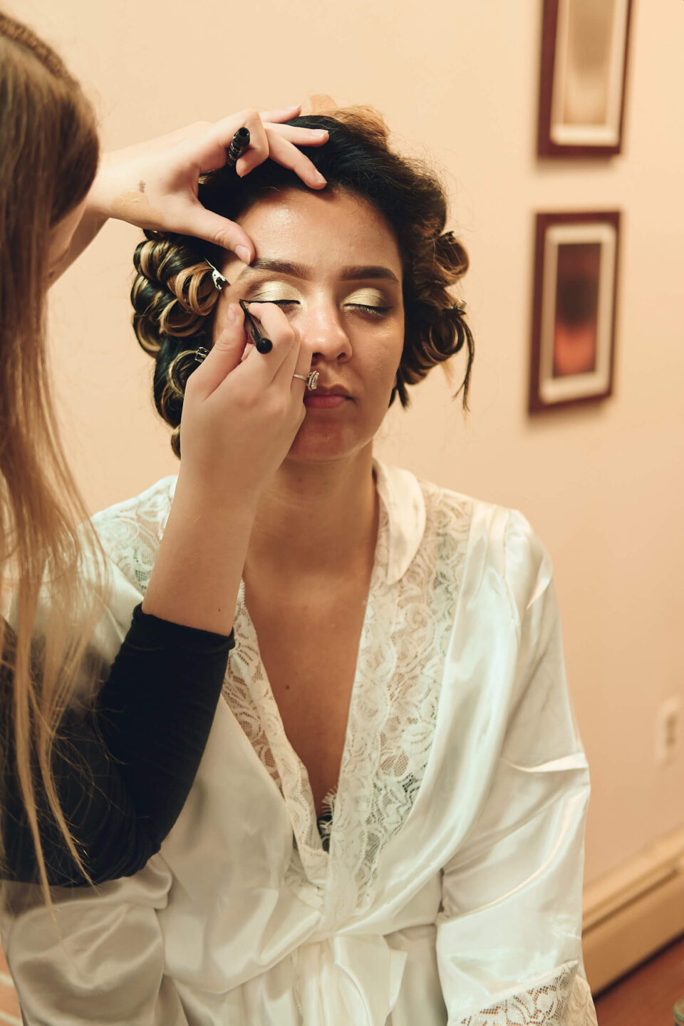 Sabrina - Wedding Day BTS - Hair & Makeup - Staten Island, New York - BTS Photography- Lifestyle Photography 