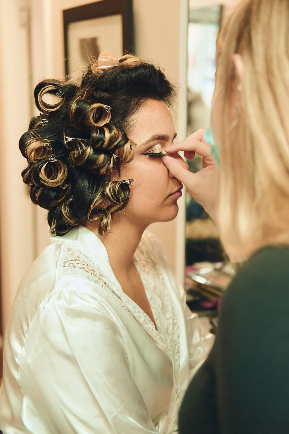 Sabrina - Wedding Day BTS - Hair & Makeup - Staten Island, New York - BTS Photography- Lifestyle Photography 