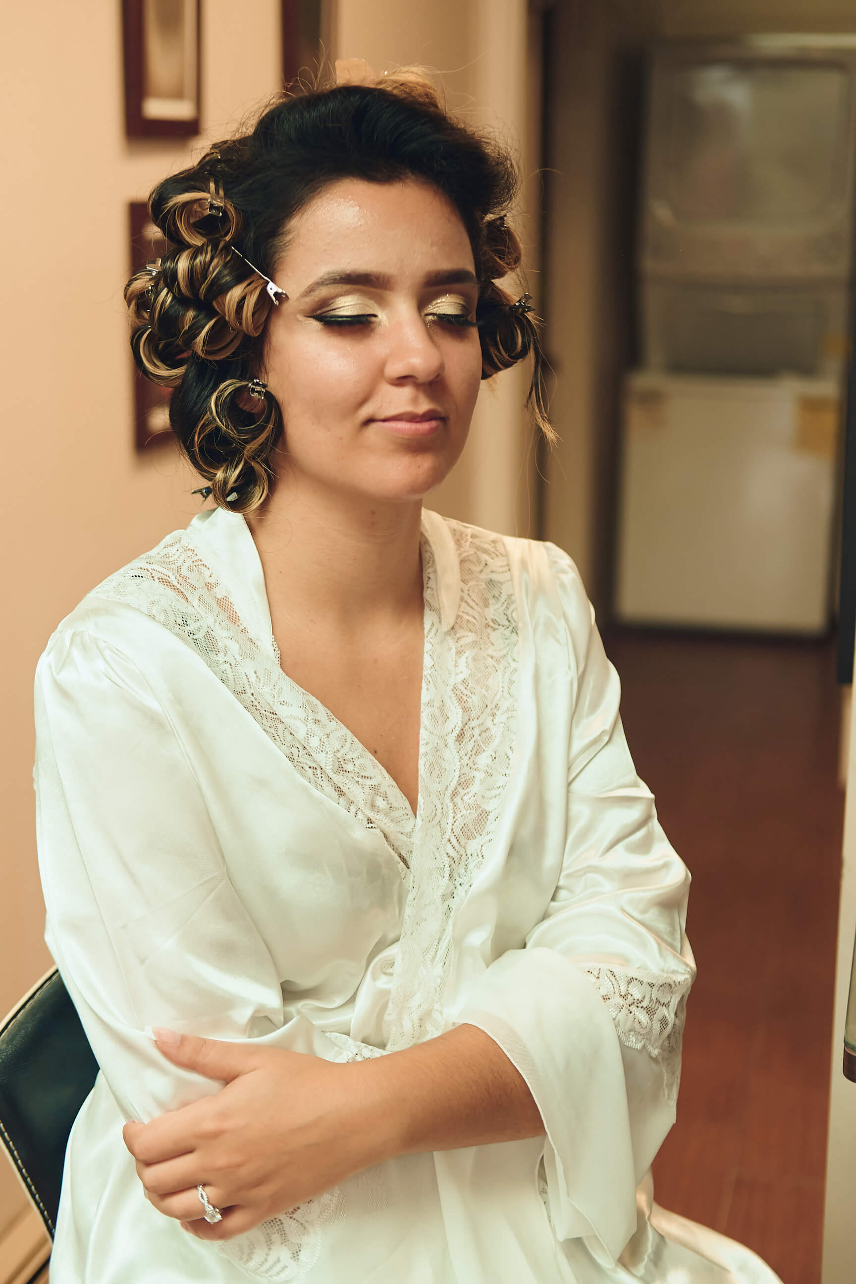 Sabrina - Wedding Day BTS - Hair & Makeup - Staten Island, New York - BTS Photography- Lifestyle Photography