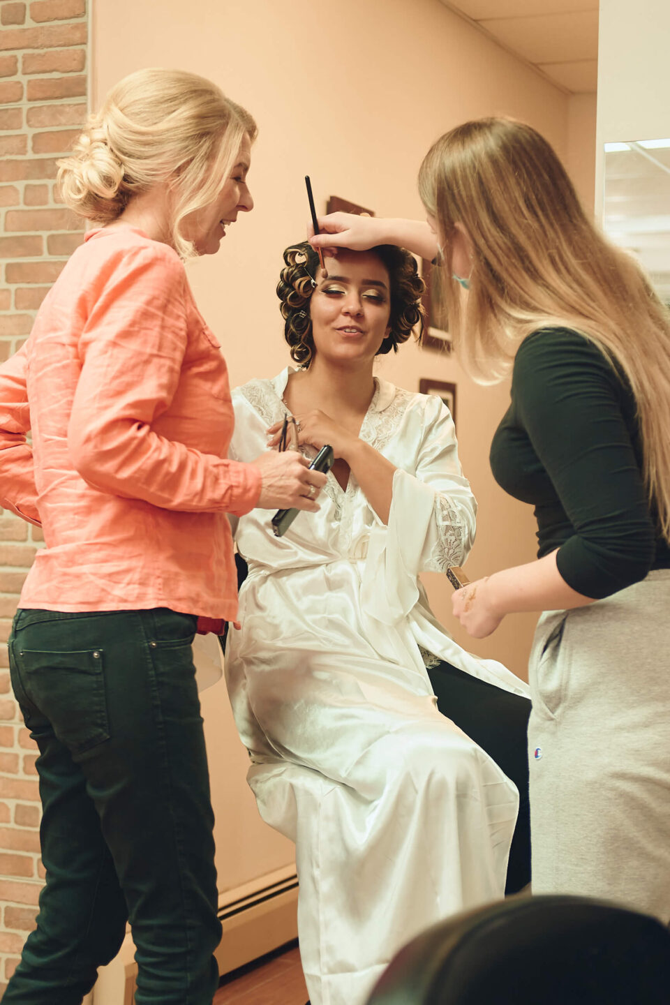 Sabrina - Wedding Day BTS - Hair & Makeup - Staten Island, New York - BTS Photography- Lifestyle Photography 