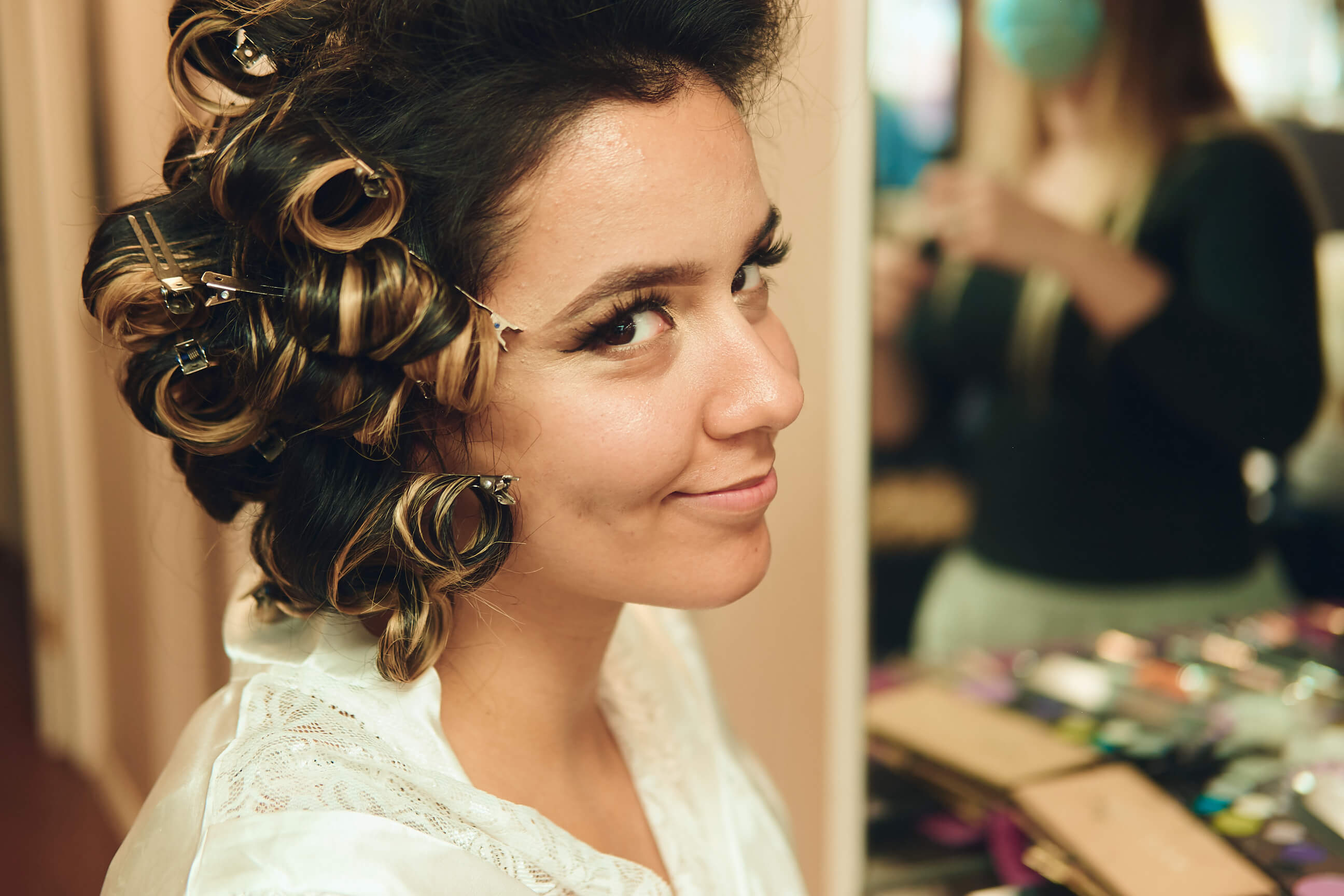 Sabrina - Wedding Day BTS - Hair & Makeup - Staten Island, New York - BTS Photography- Lifestyle Photography