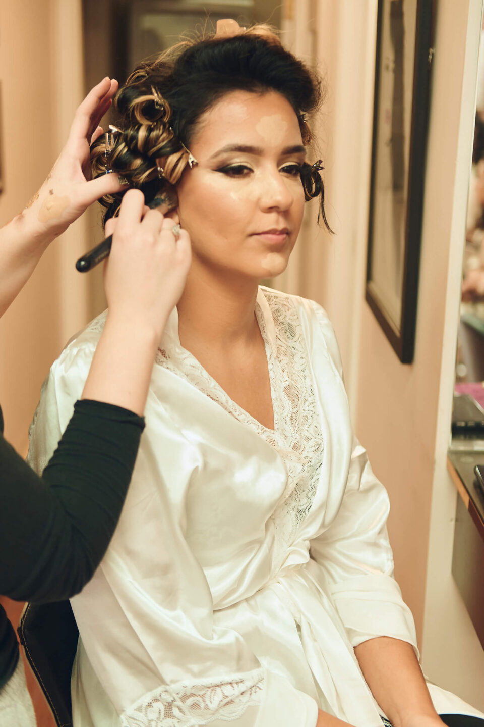 Sabrina - Wedding Day BTS - Hair & Makeup - Staten Island, New York - BTS Photography- Lifestyle Photography 