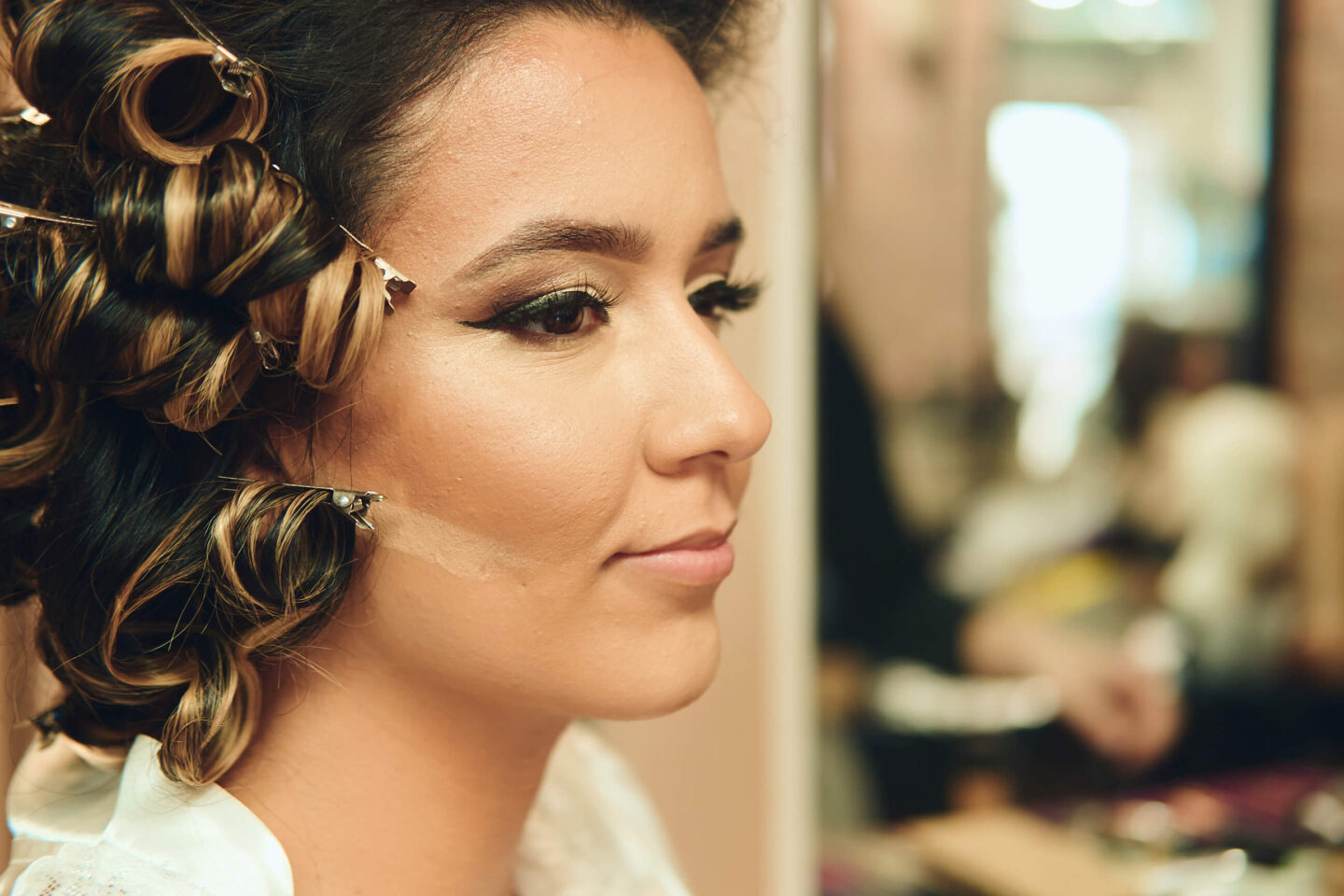 Sabrina - Wedding Day BTS - Hair & Makeup - Staten Island, New York - BTS Photography- Lifestyle Photography 