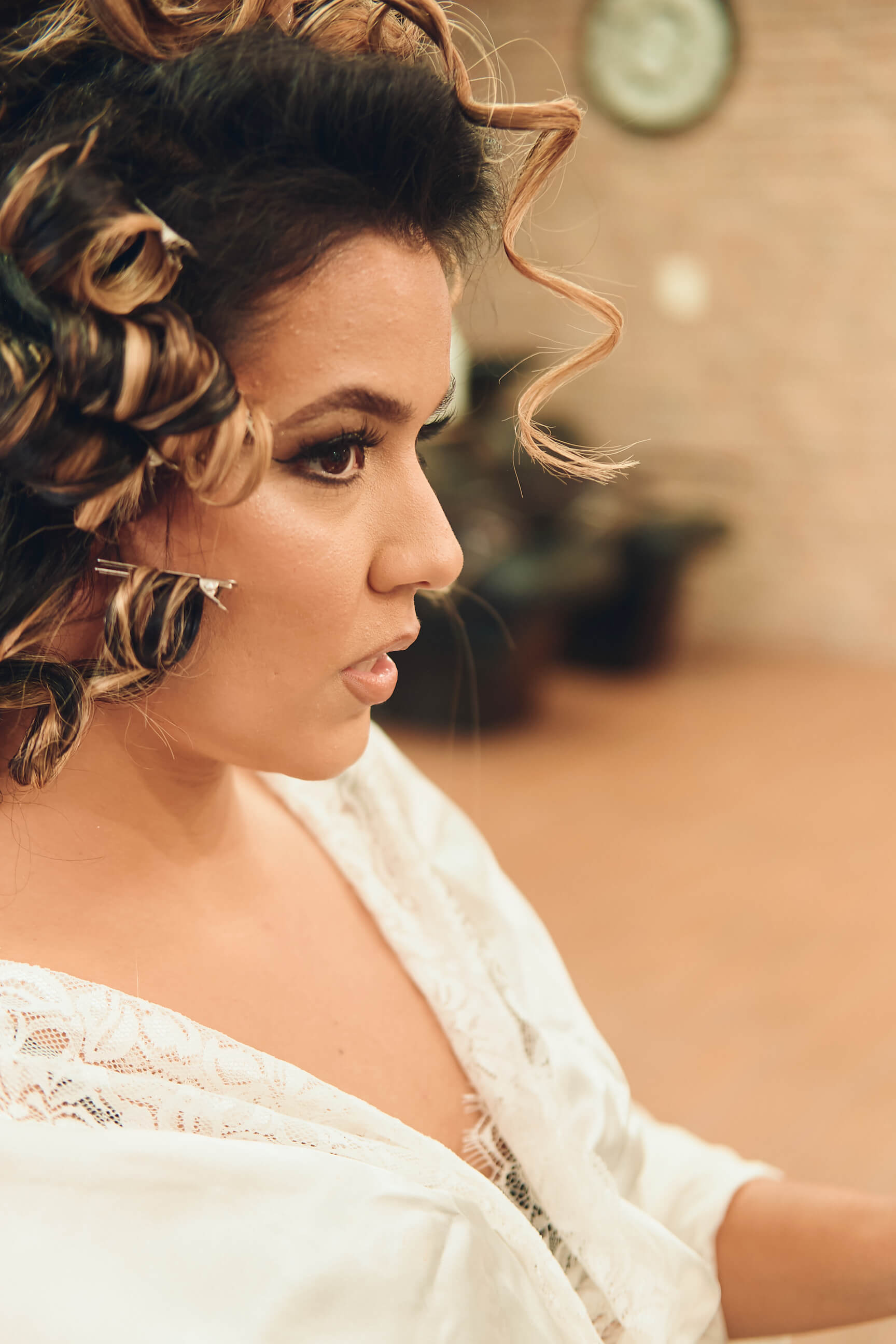 Sabrina - Wedding Day BTS - Hair & Makeup - Staten Island, New York - BTS Photography- Lifestyle Photography 