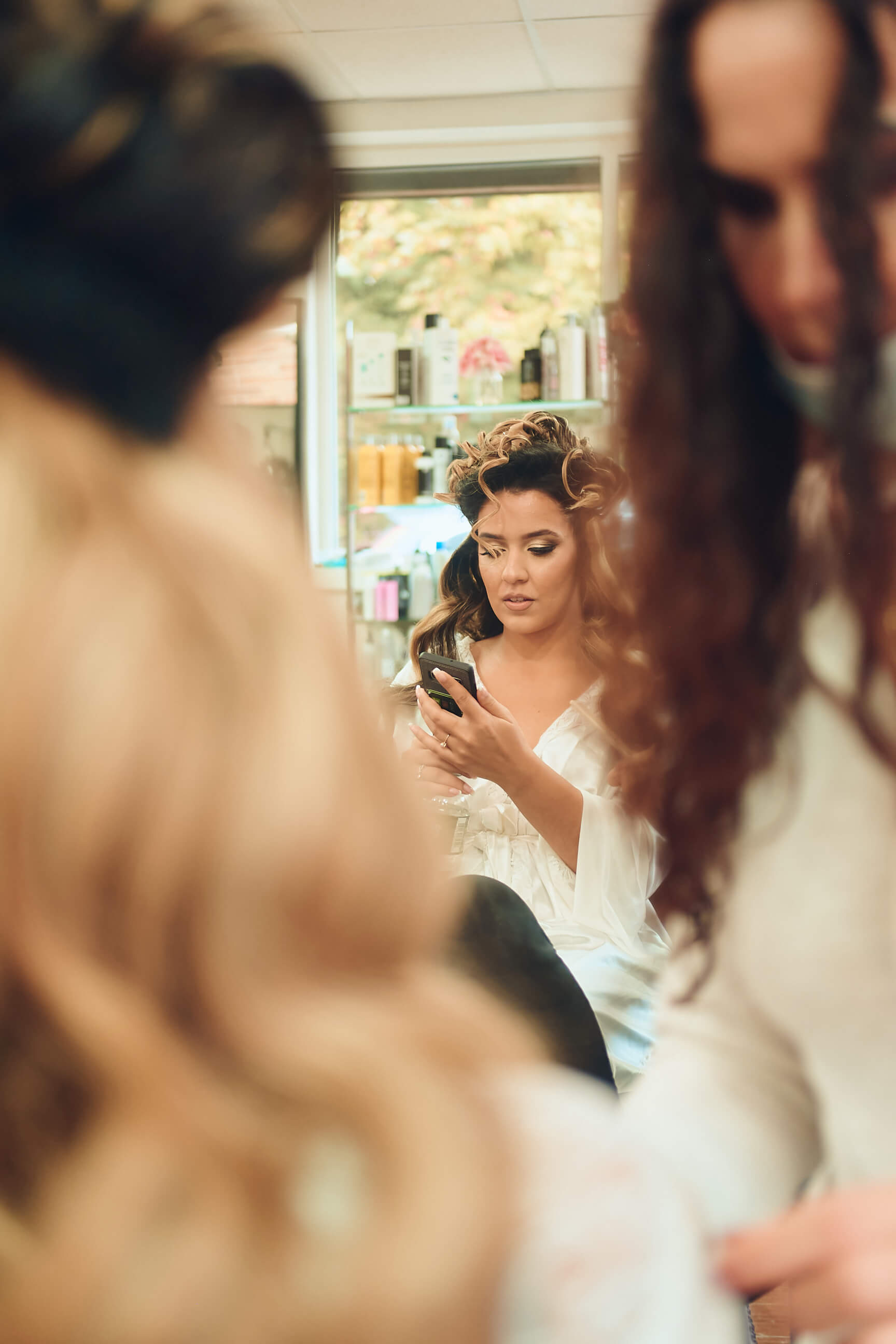 Sabrina - Wedding Day BTS - Hair & Makeup - Staten Island, New York - BTS Photography- Lifestyle Photography 