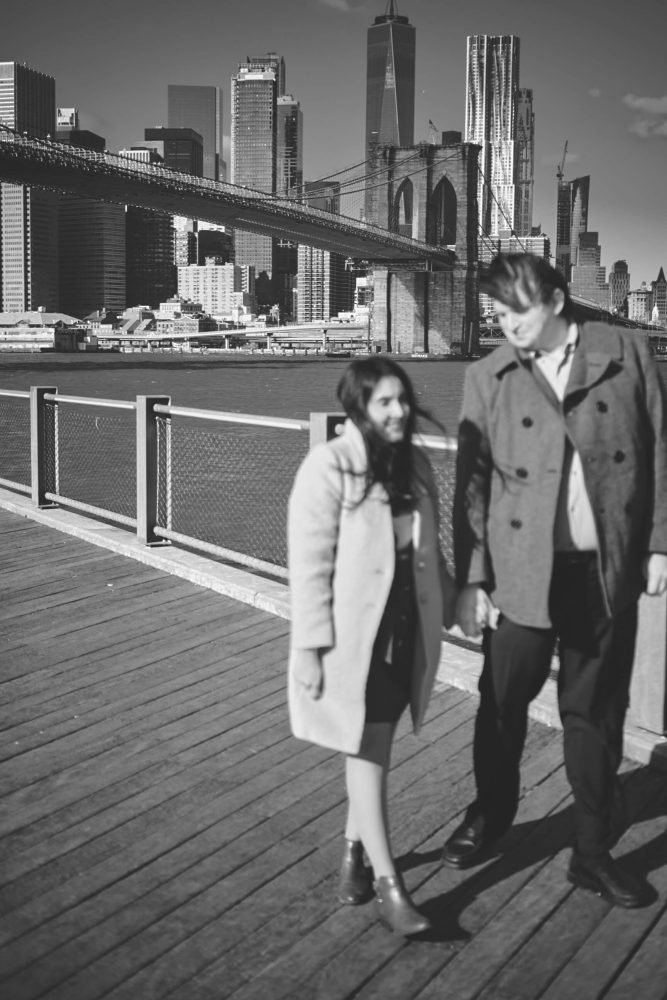 Flora - 1 Year Wedding Anniversary Photoshoot - Couples photography - Portrait Session - Dumbo Brooklyn Bridge Park - New York